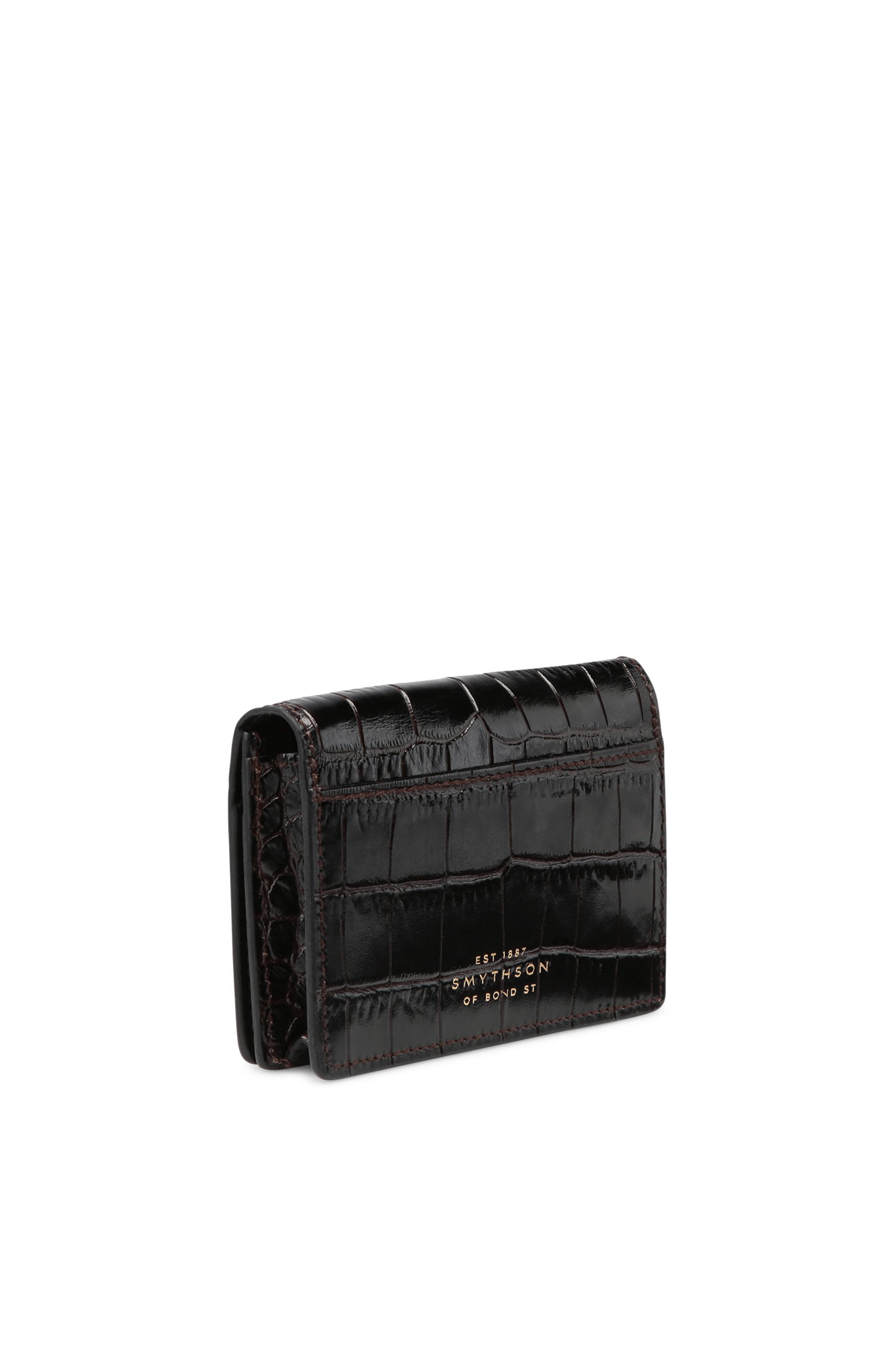 Folded Card Case with Snap Closure