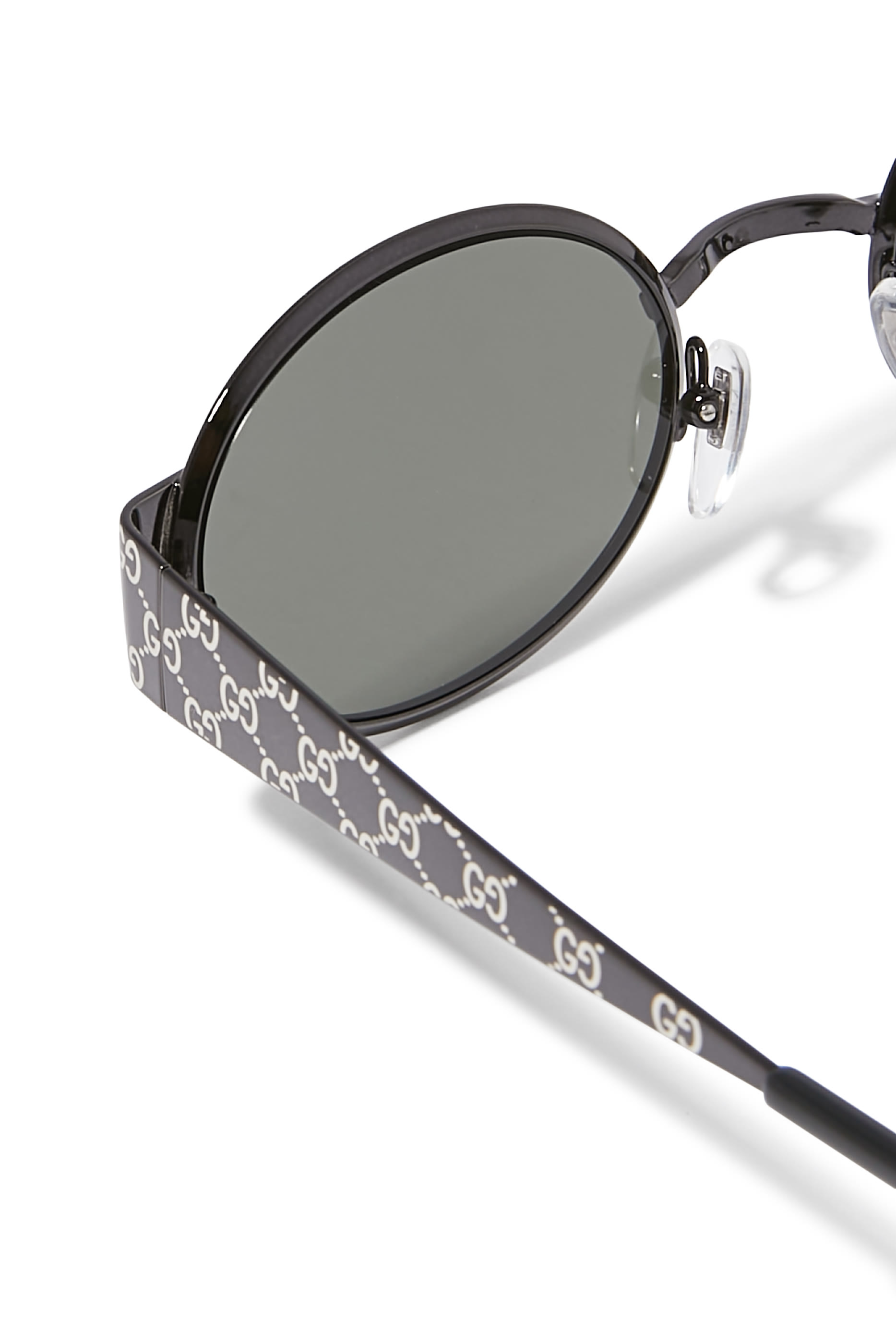Logo Round-Frame Sunglasses