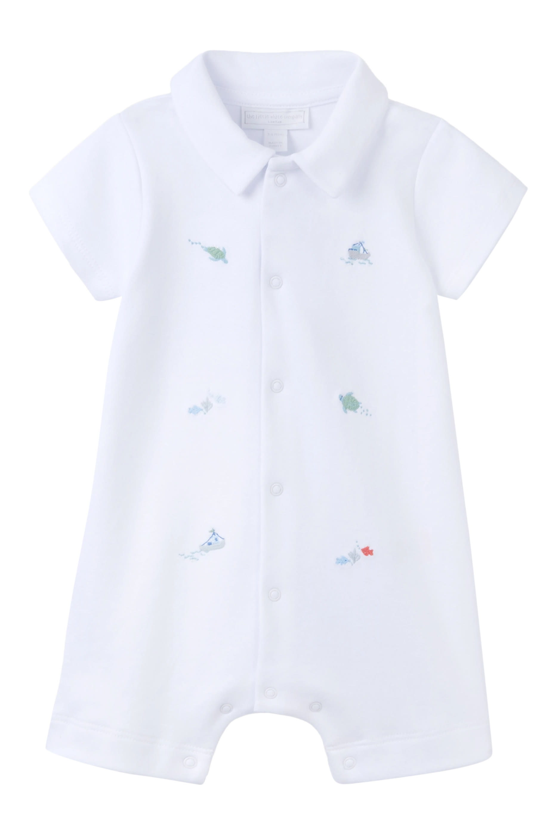 Baby Fun in the Sea Embroidered Playsuit