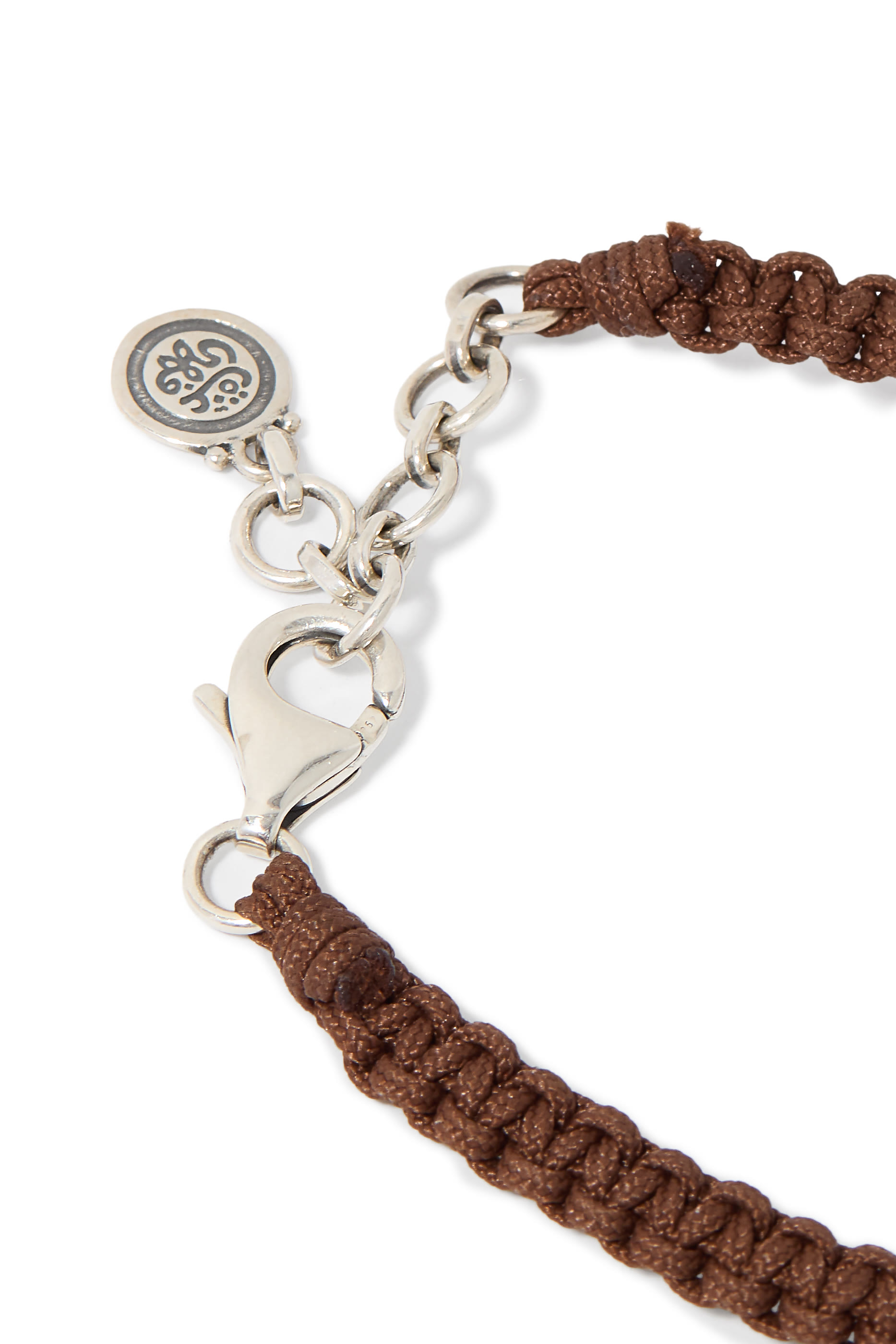 Never Apart Braided Bracelet, 18K Yellow Gold, Sterling Silver & Fabric