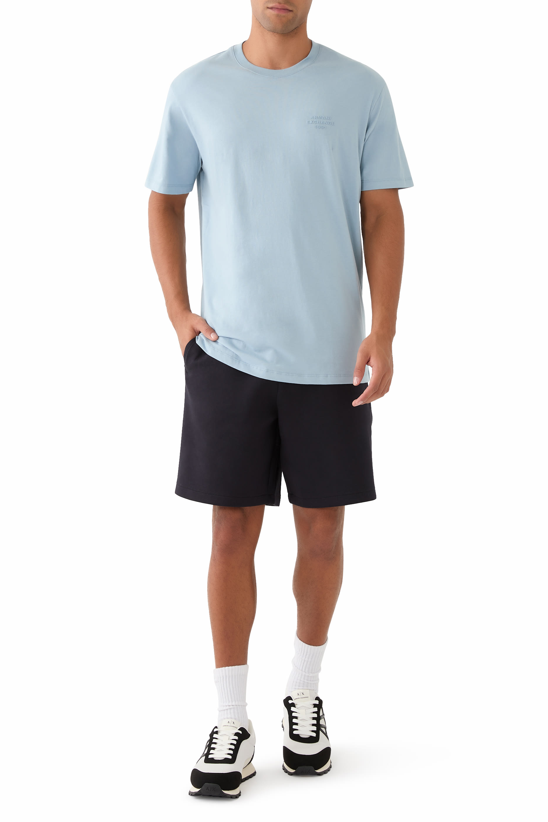 AX Lettering Jersey T-Shirt