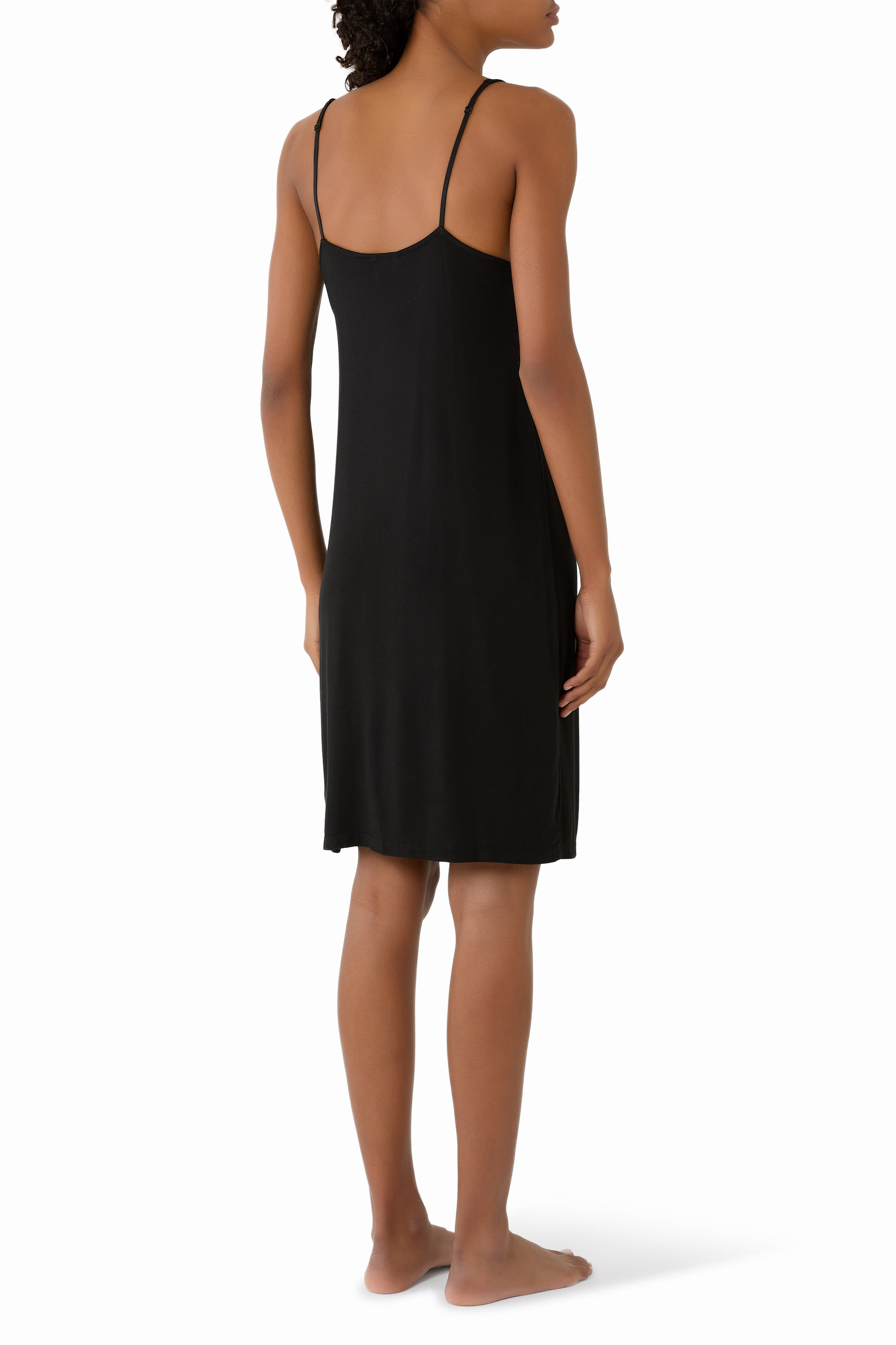 Jersey Chiffon Trim Nightdress