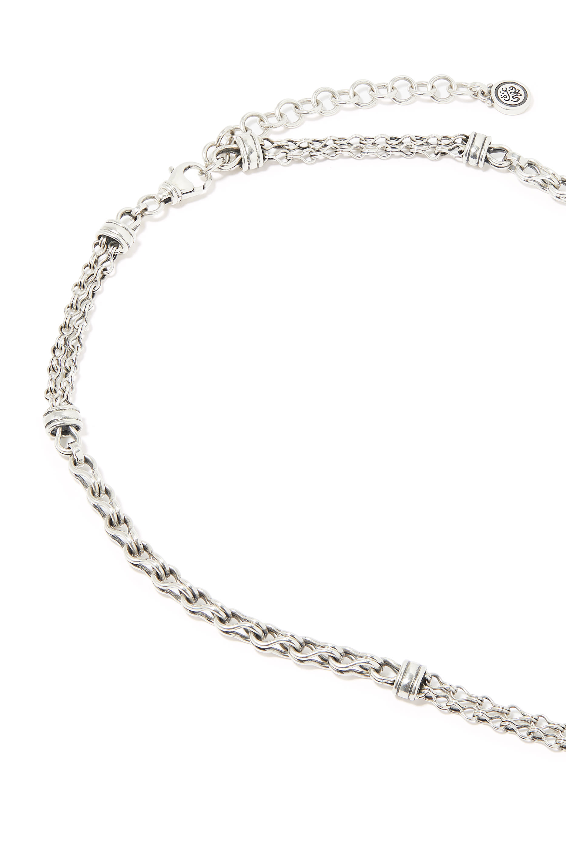 Fallahy Heart Necklace, 18k Yellow Gold & Sterling Silver