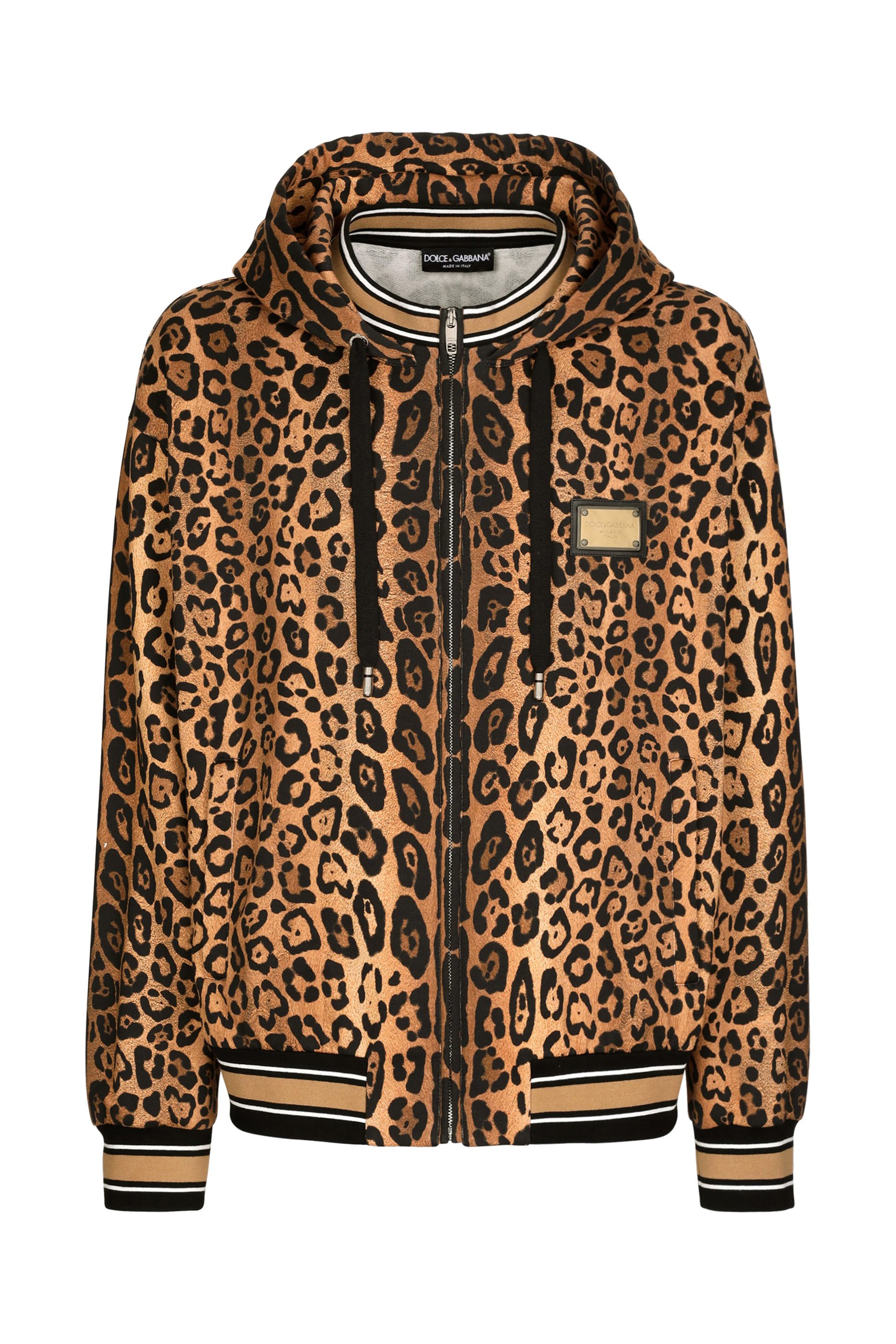 Leopard-Print  Hoodie