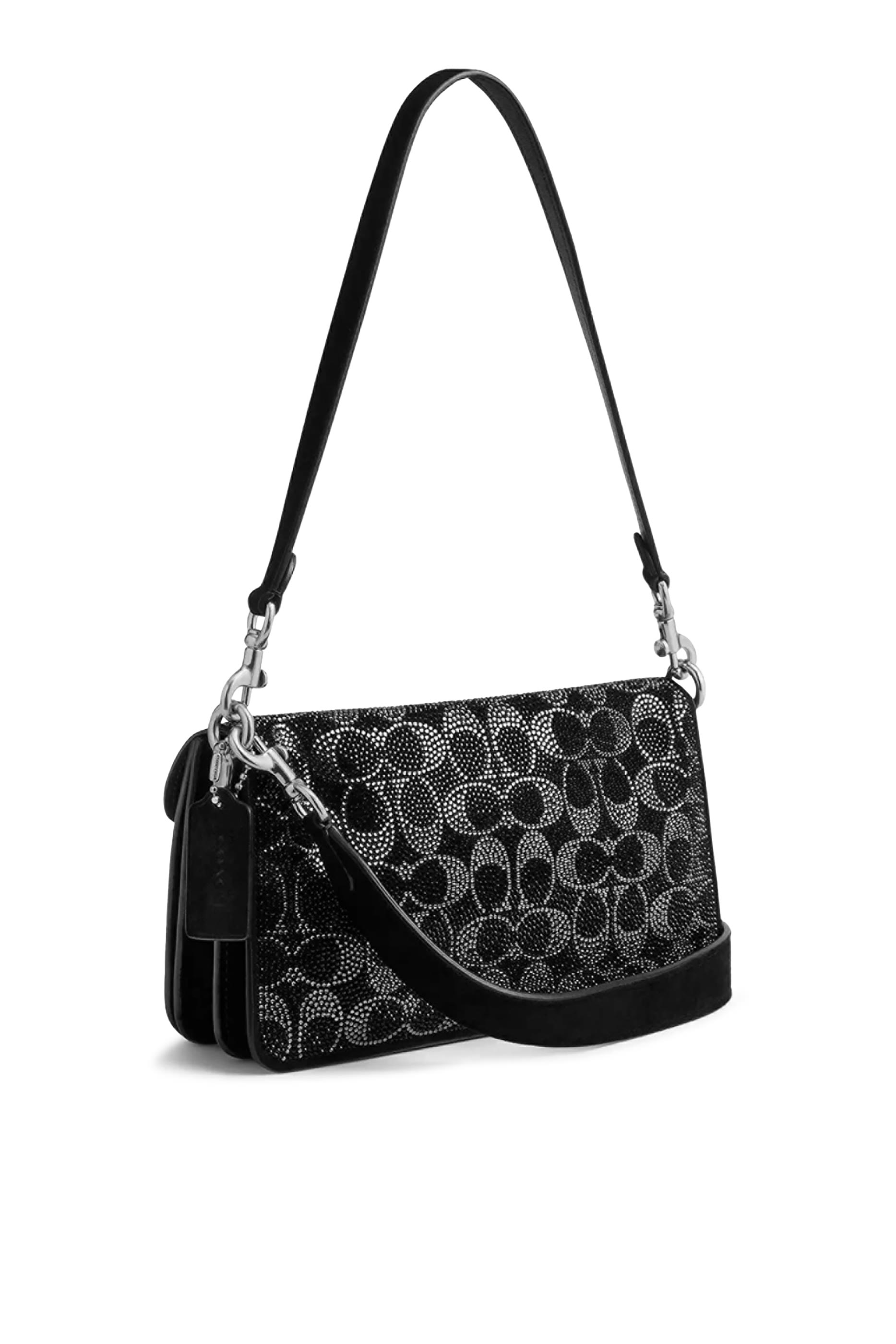 Swinger Bag 20 With Chain in Crystal Signature Jacquard