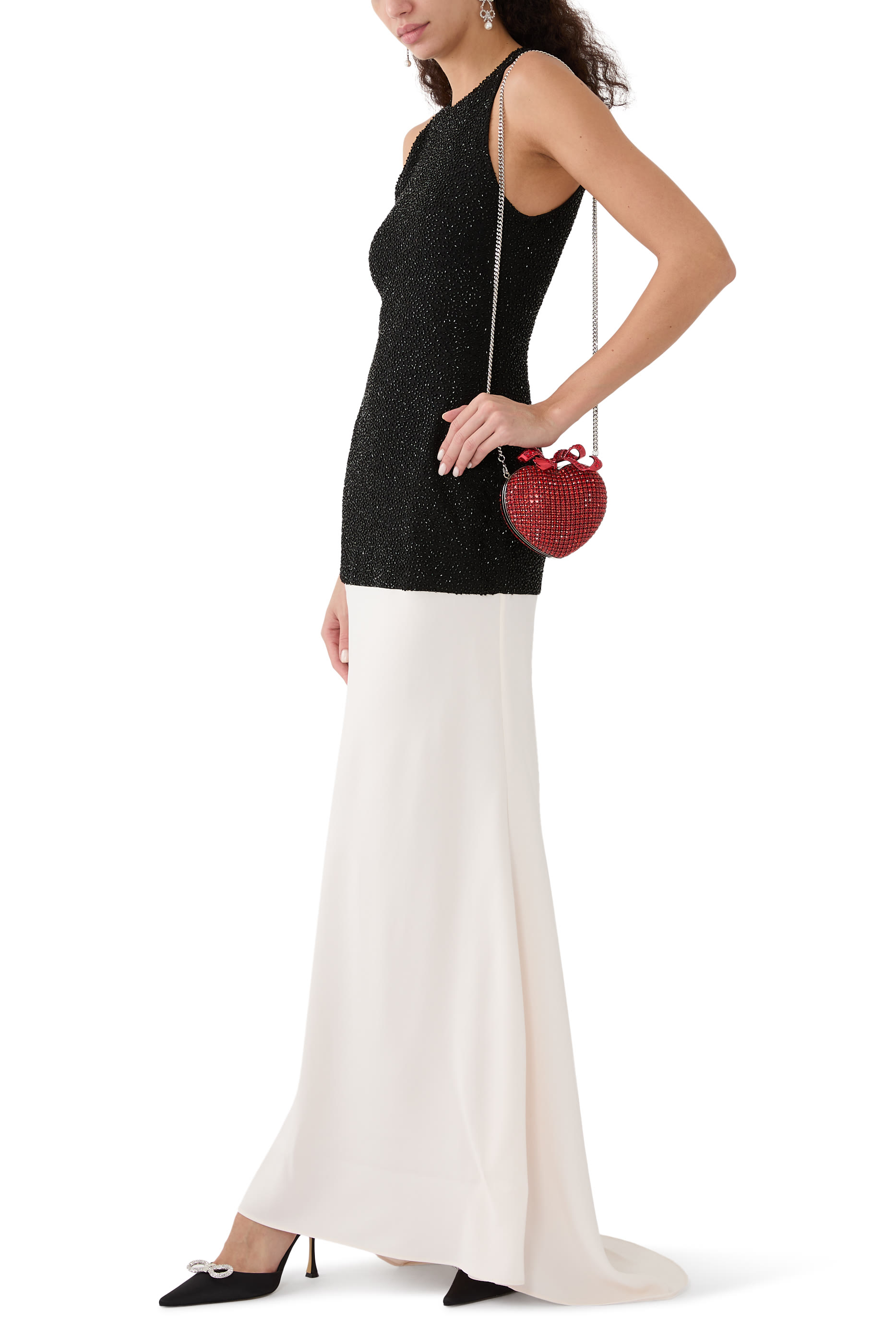 Crystal Heart Clutch