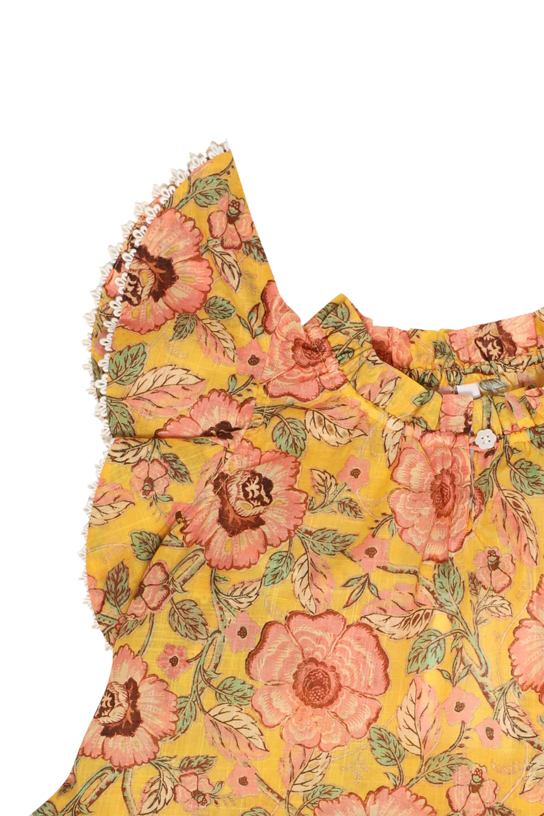 Kids Junie Frill Sleeve Top