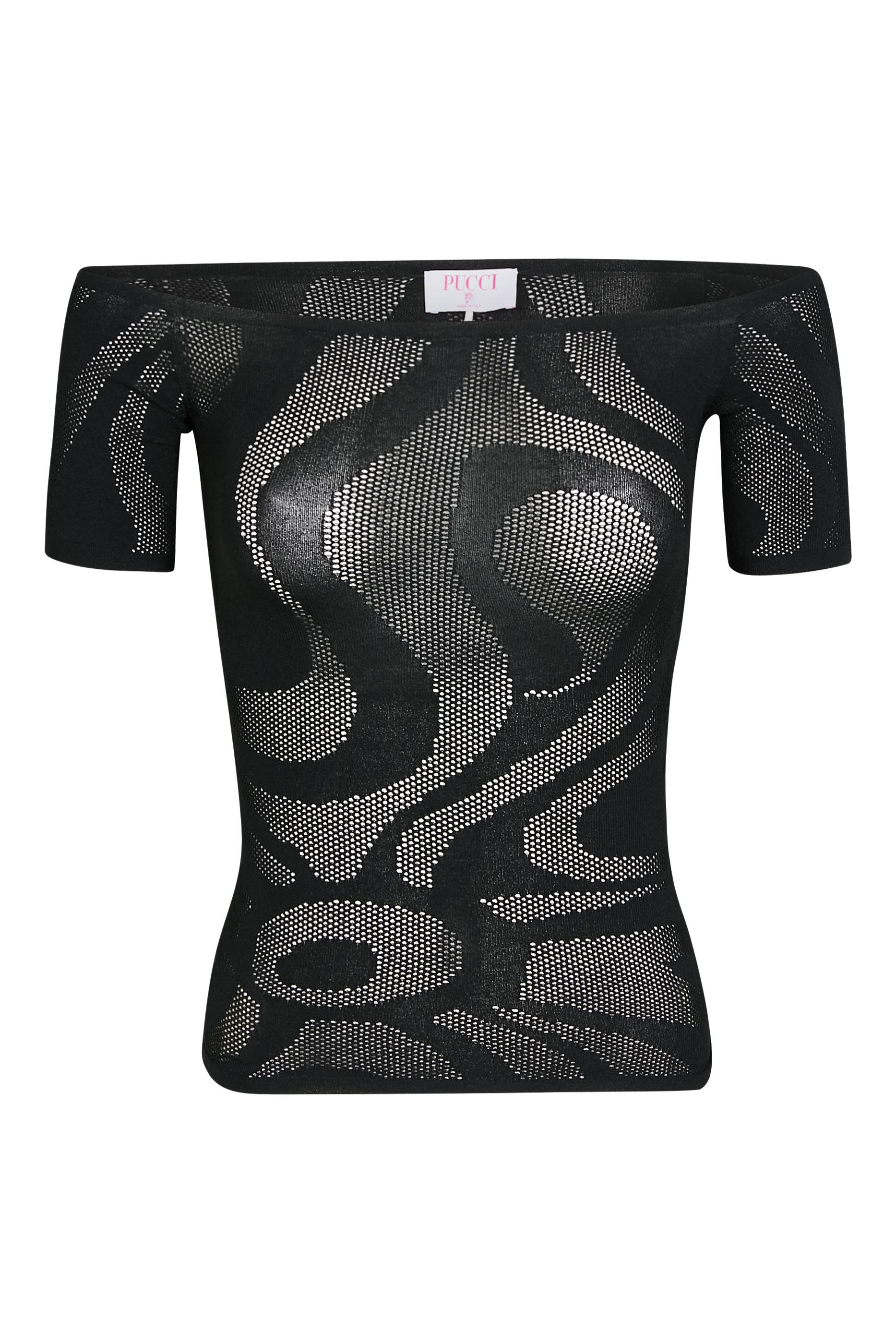 Seamless Marmo Net Top