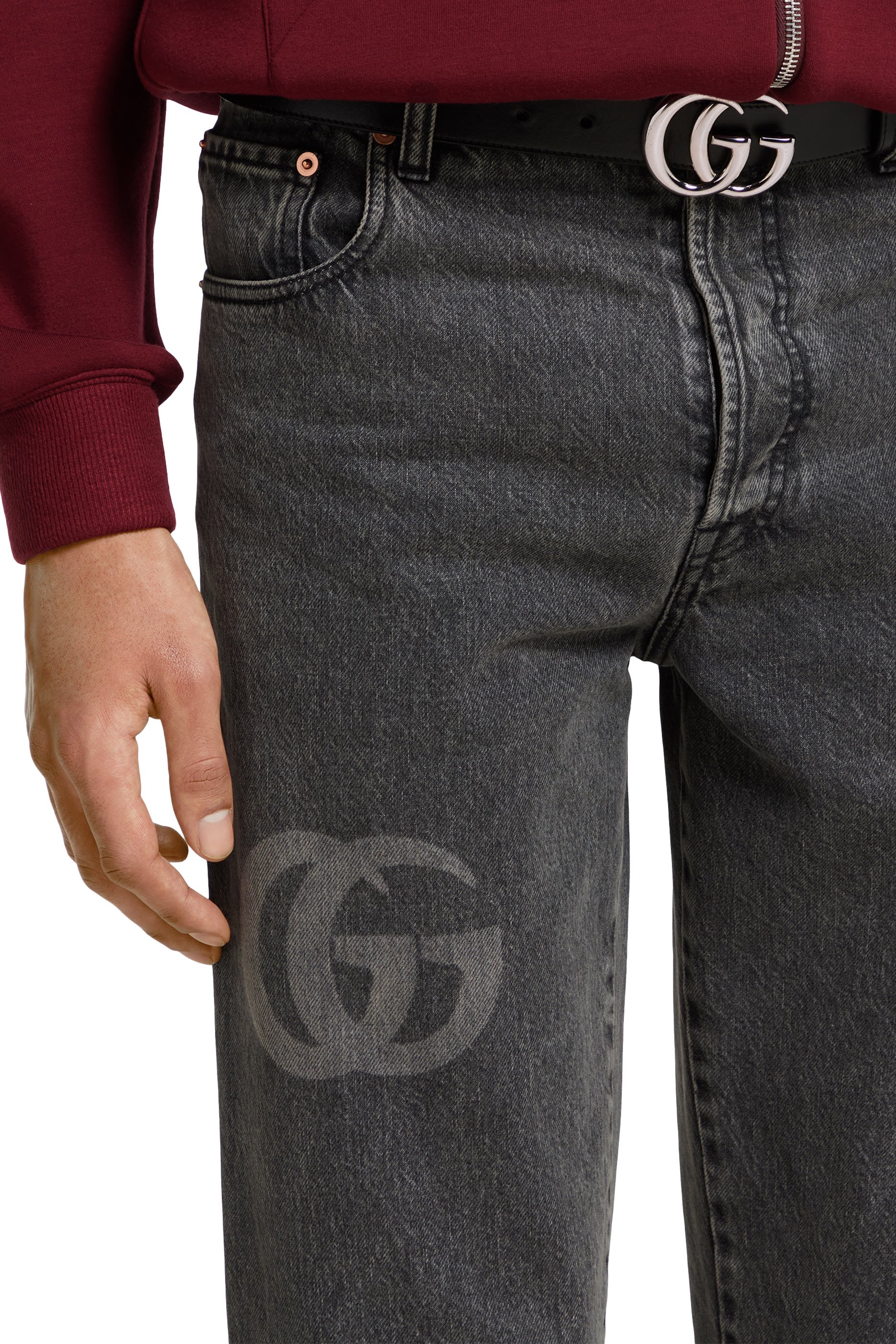 Slim Fit Denim Pants