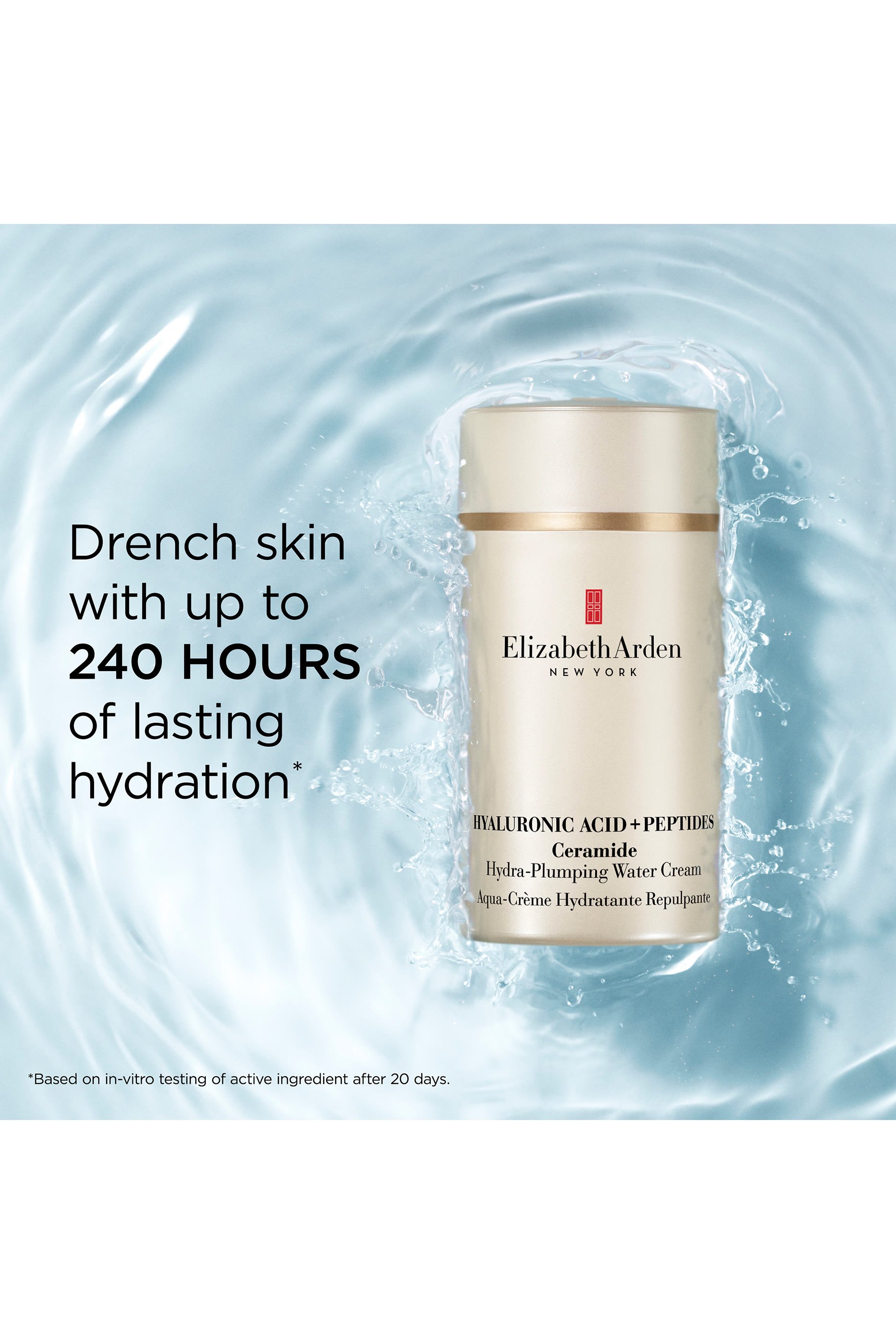 Hyaluronic Acid + Peptides Ceramide Hydra-Plumping Water Cream