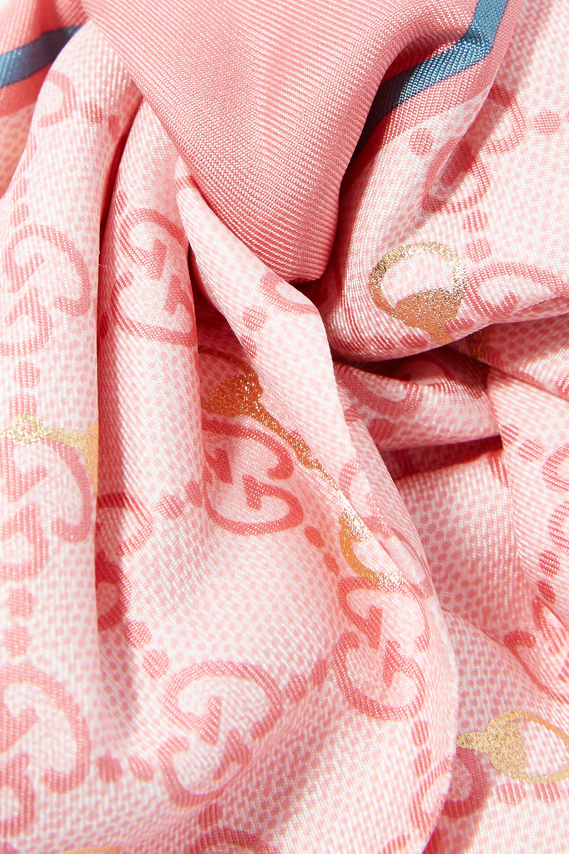 Monogram Silk Headband with Knot