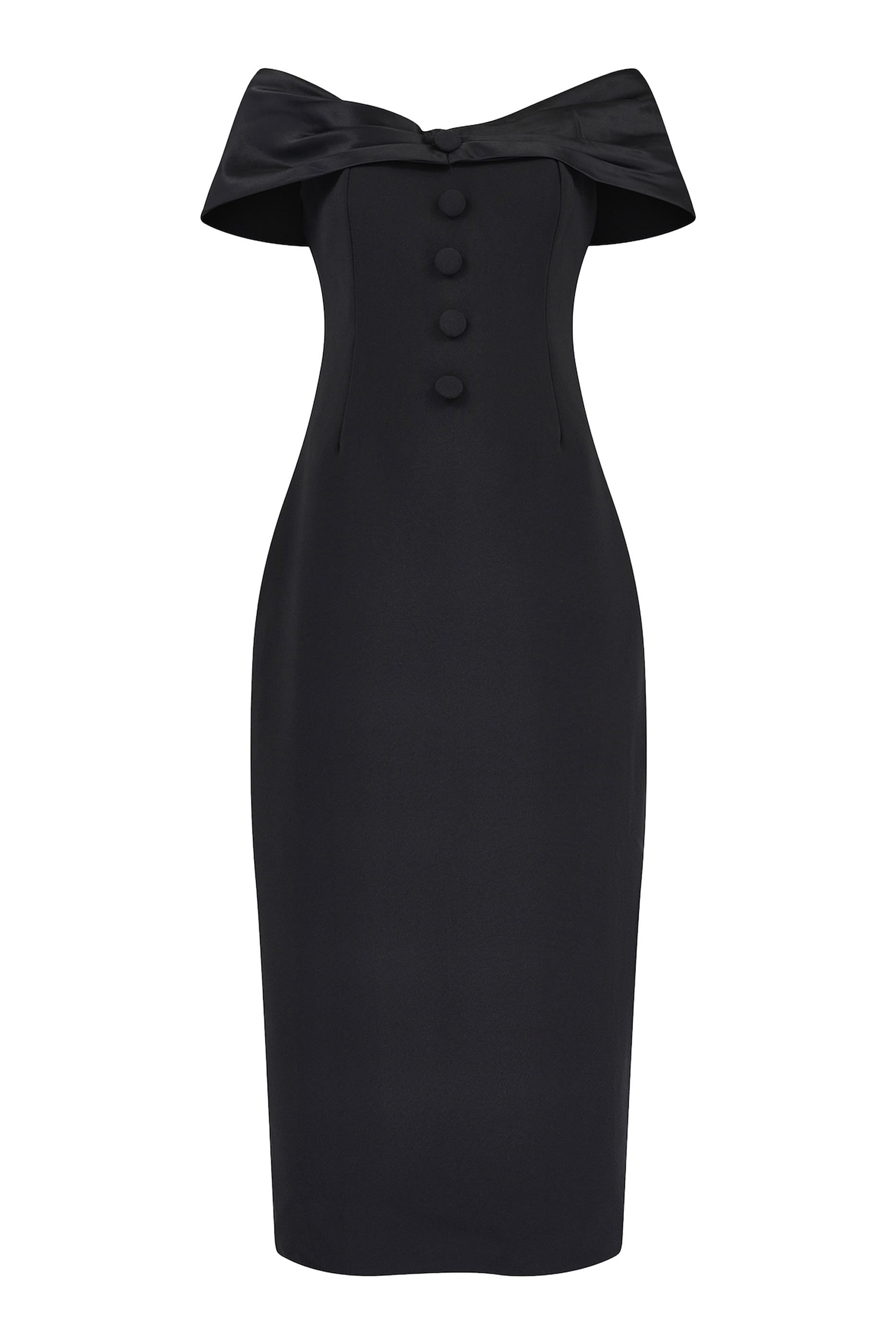 The Ultimate Muse Bow Midi Dress