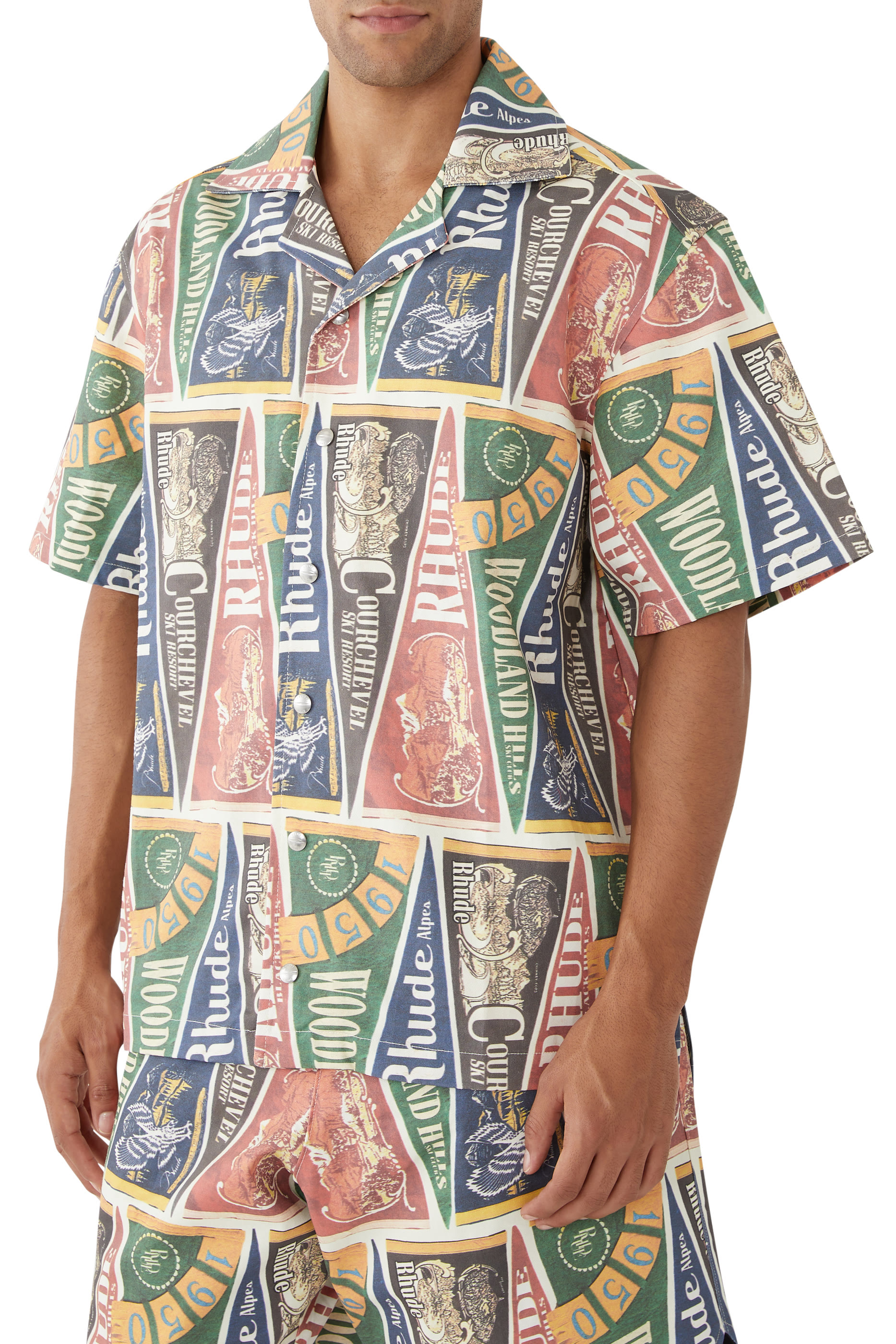 Collegiate Flag Snap Shirt