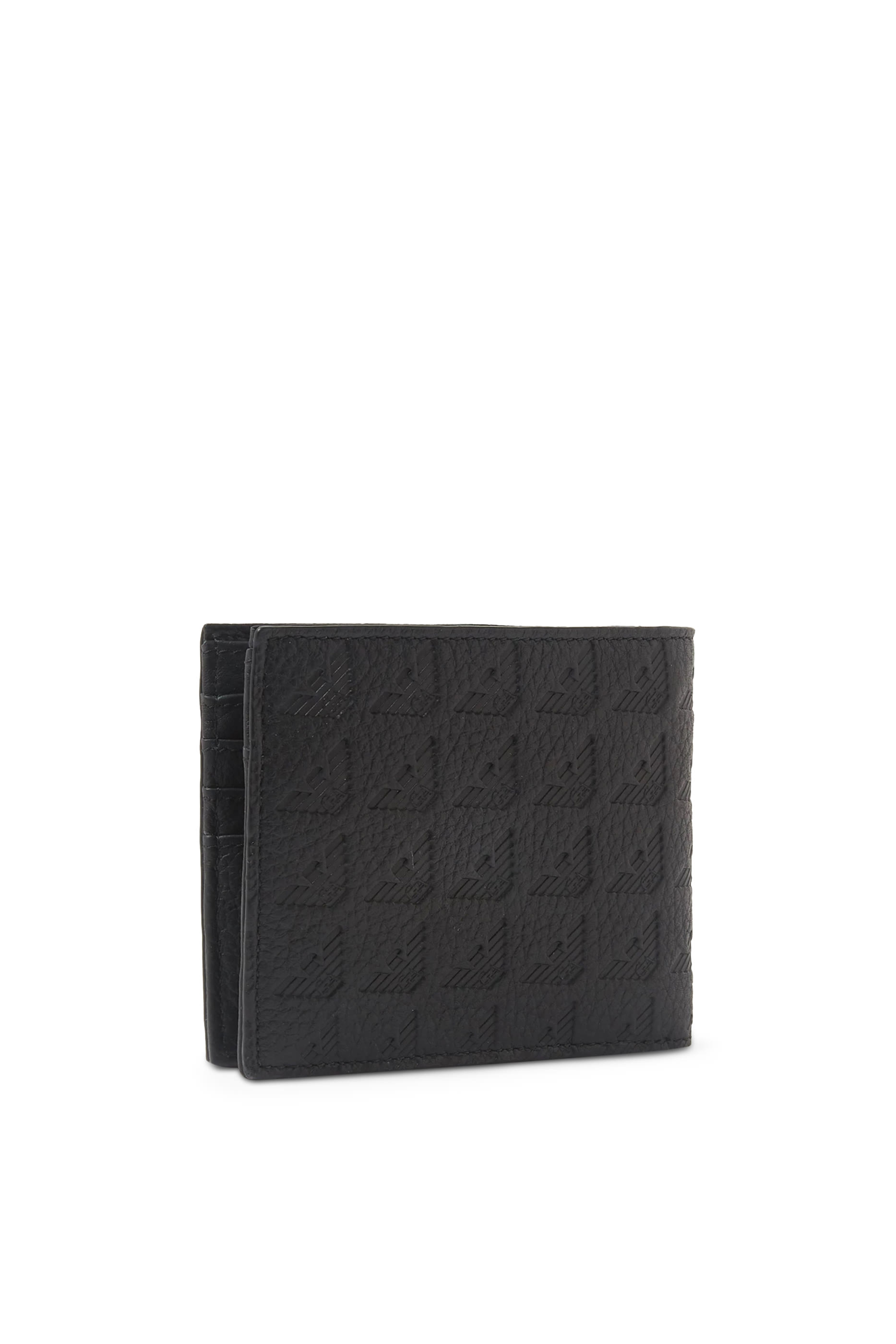 Embossed Logo Leather Wallet