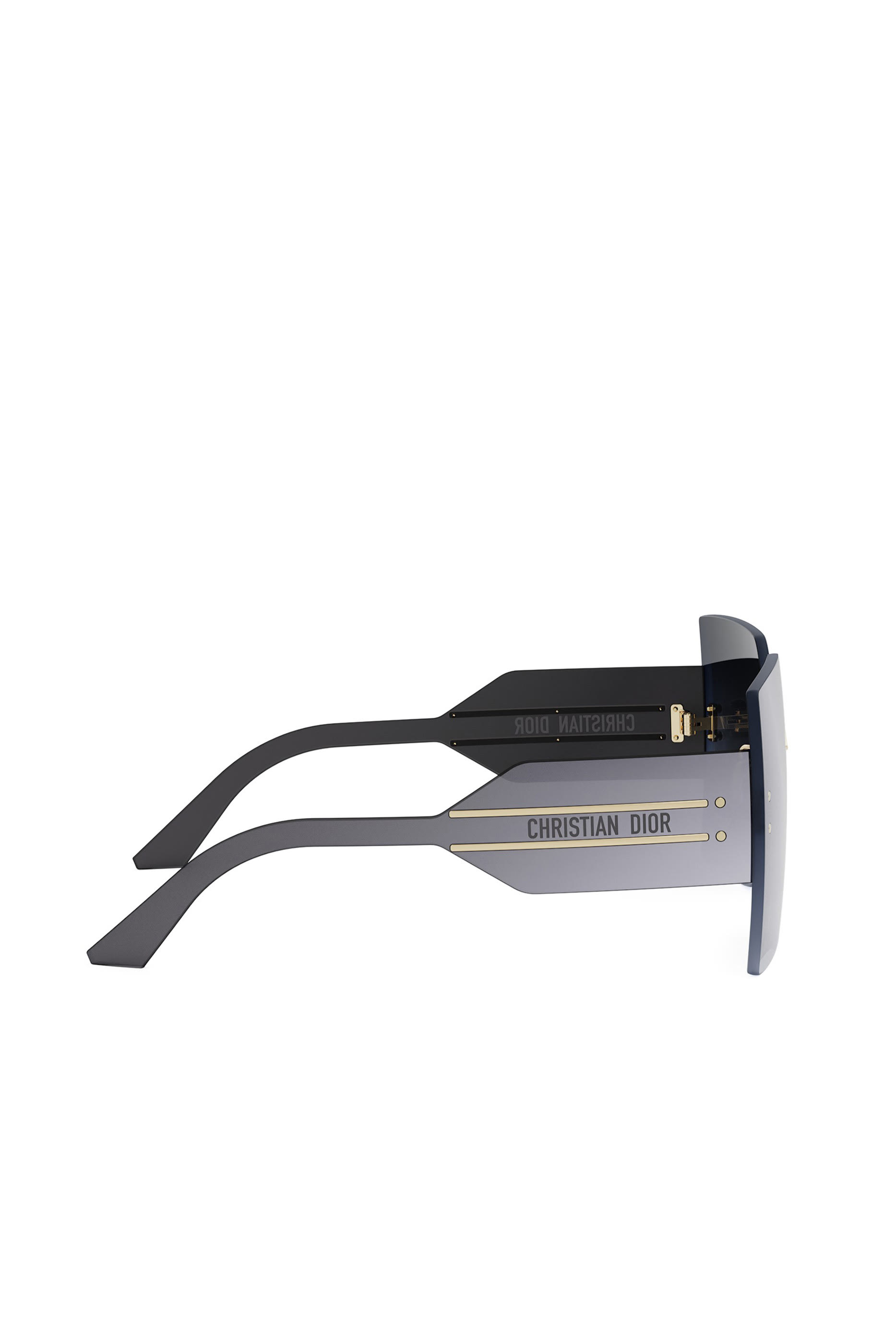 DiorClub M5U Silver Geometric Sunglasses