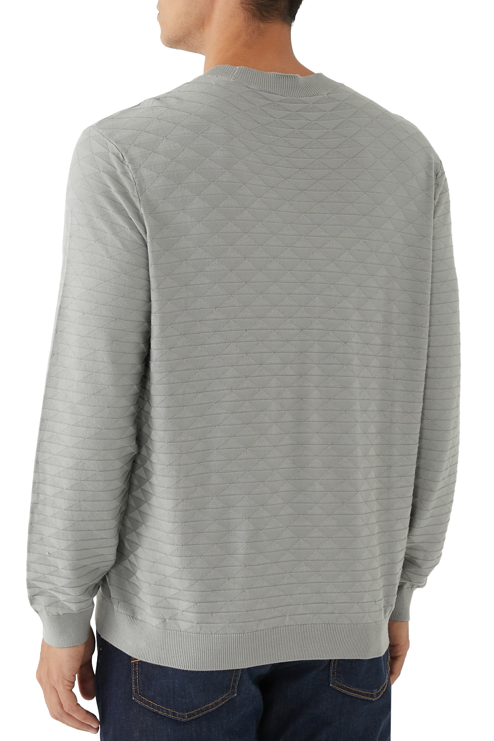 The Grid Crewneck Pullover