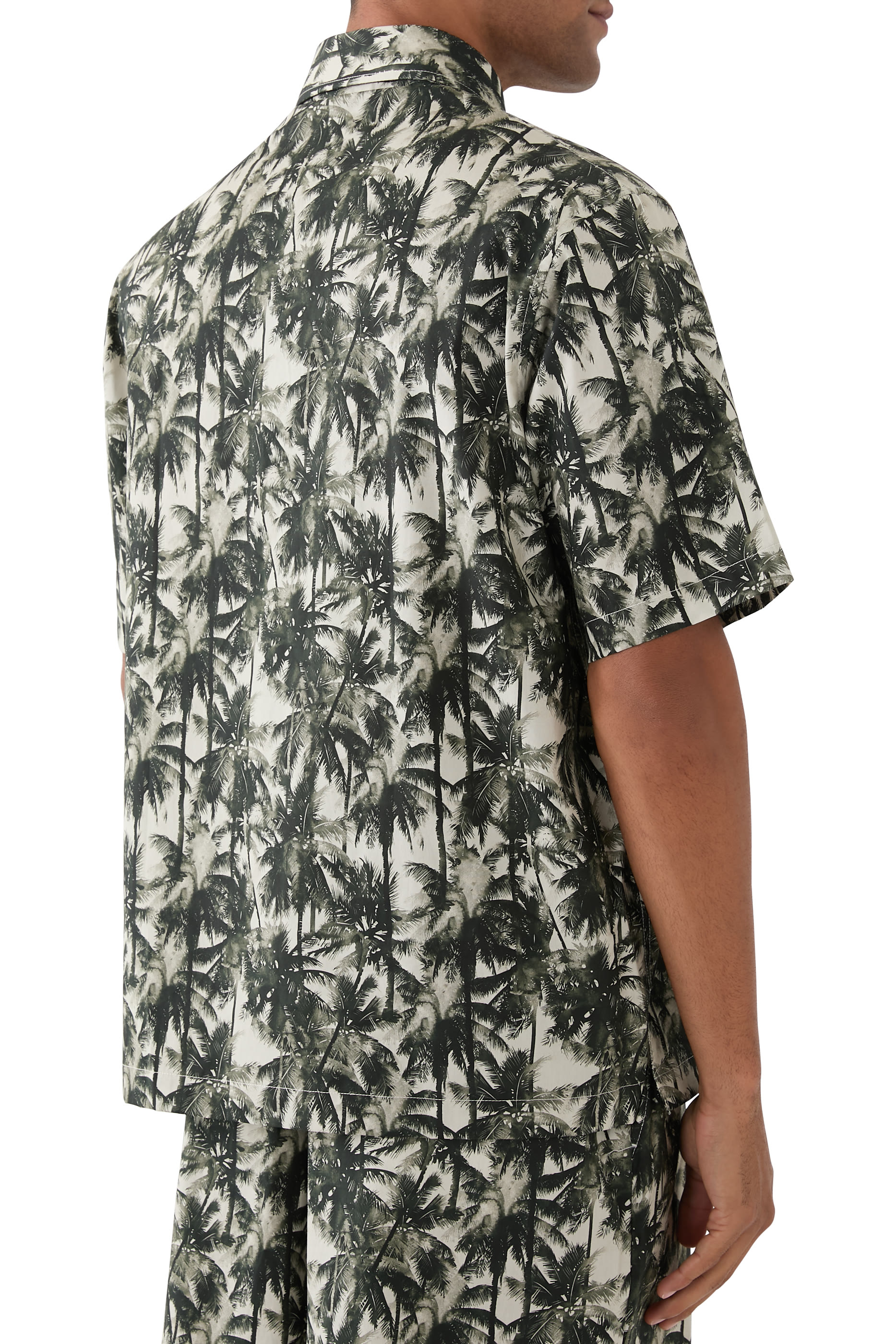 Palm Tree Patterned Shirt