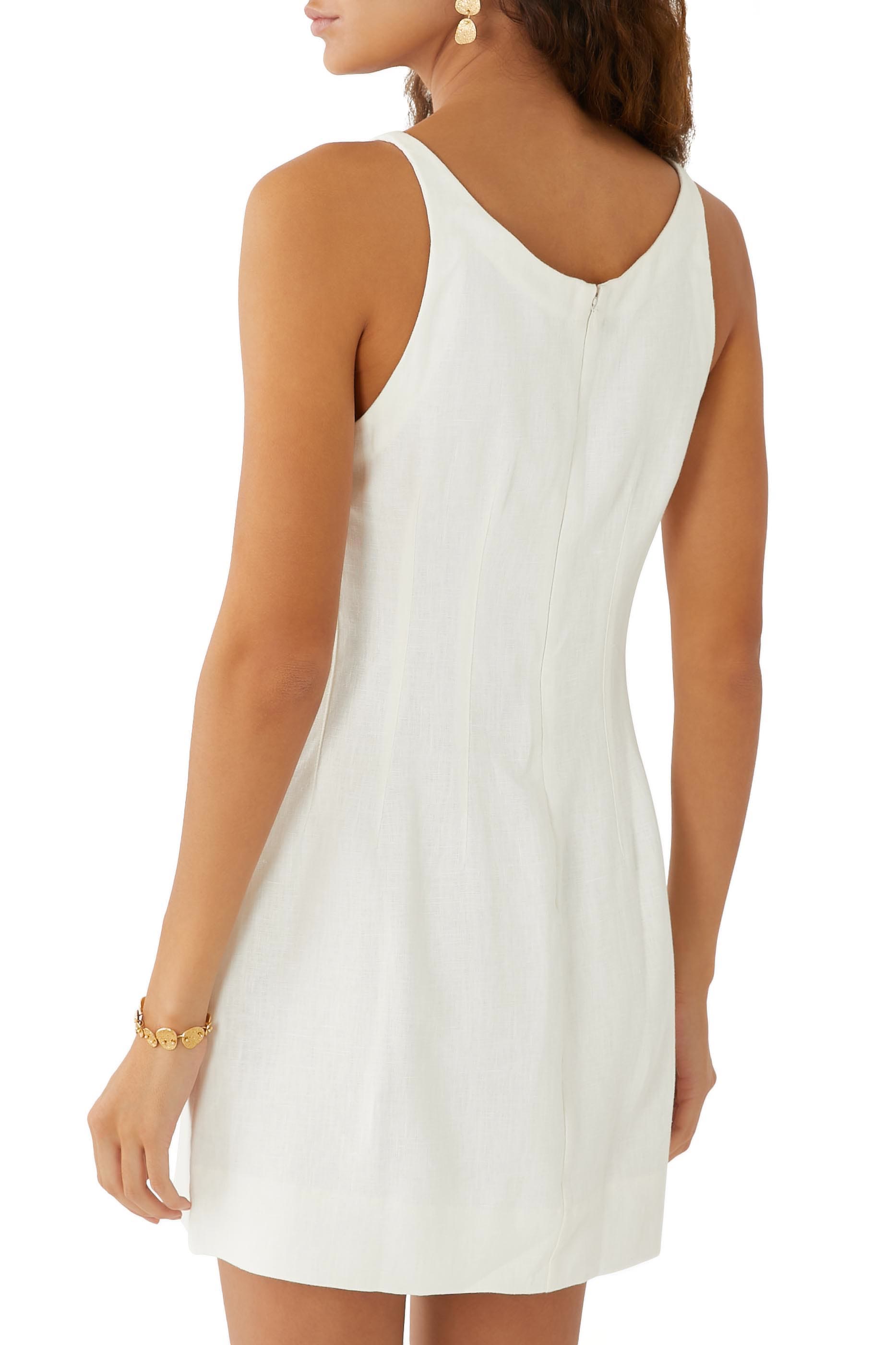 Sanne Linen Mini Dress