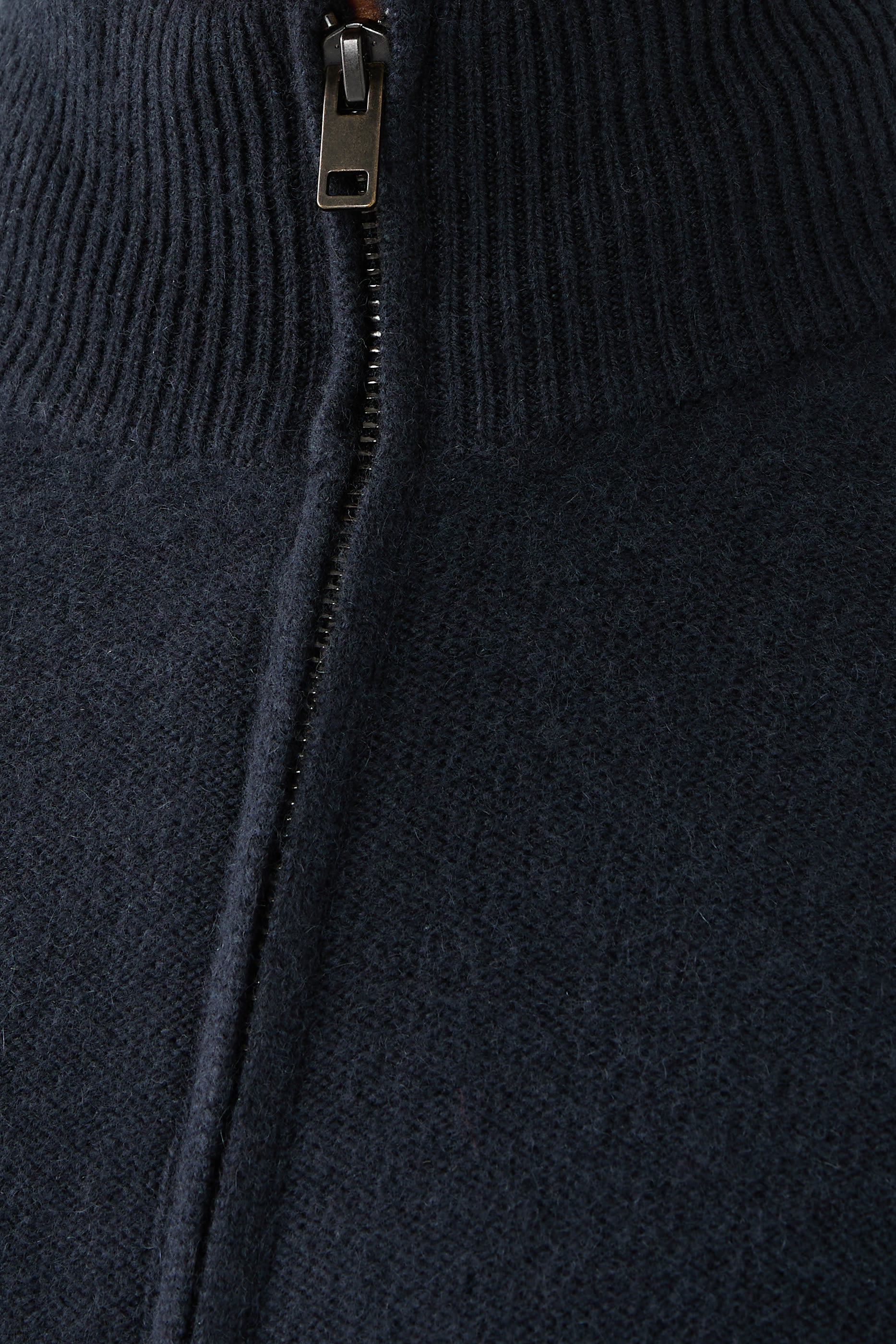 Plush Cashmere Full-Zip Sweater