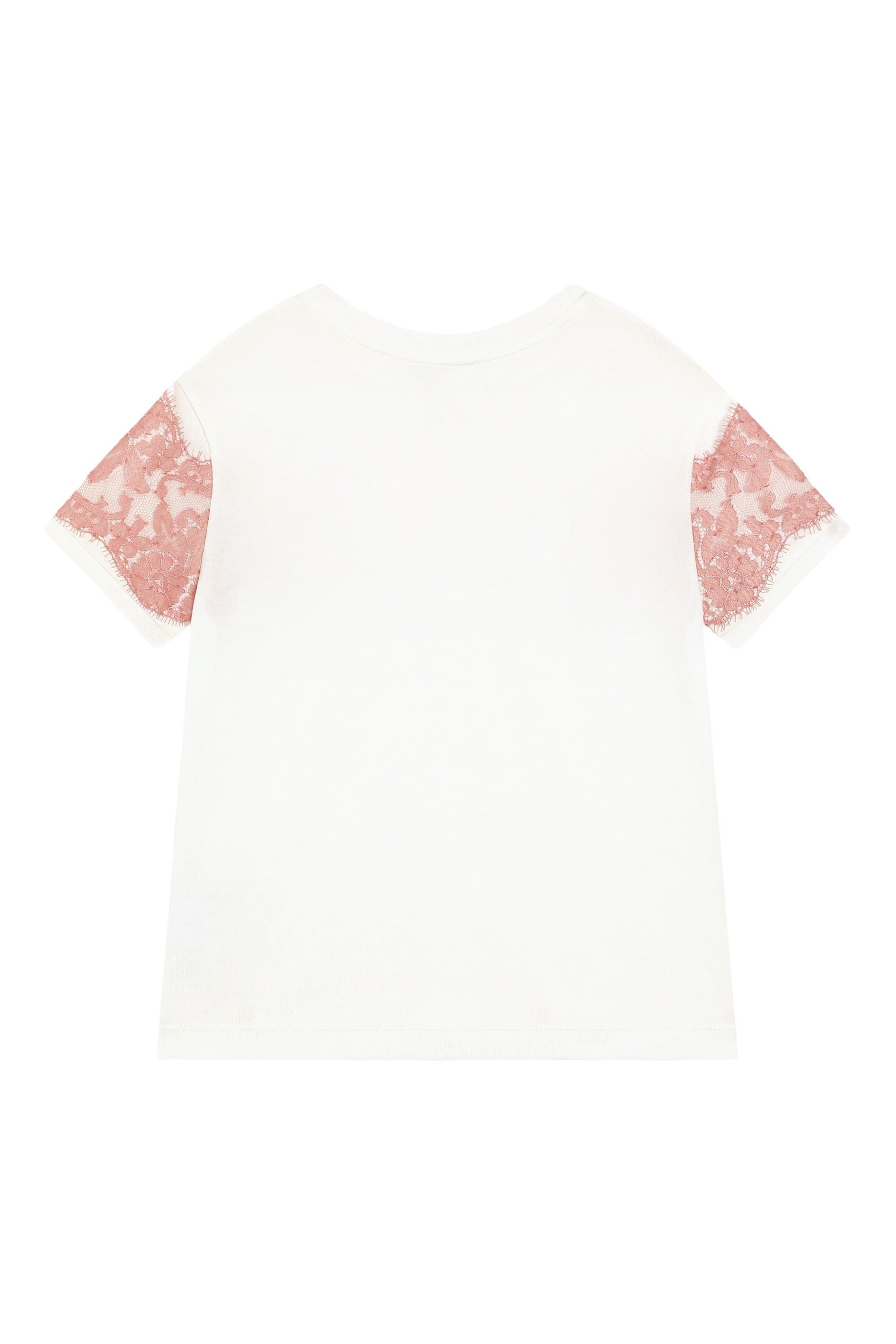 Kids Jersey and Lace Logo T-Shirt