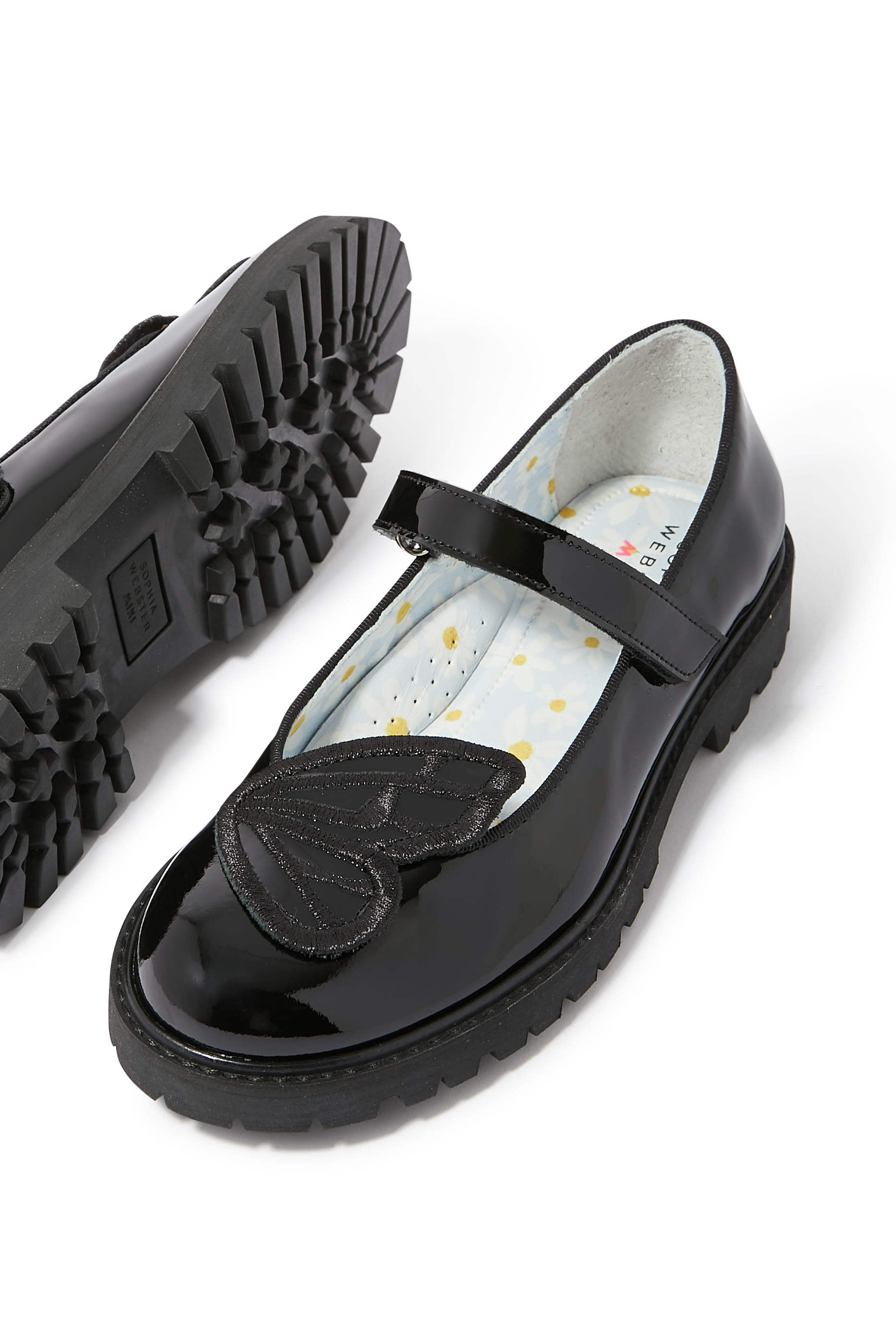 Kids Butterfly Mary Jane Flats