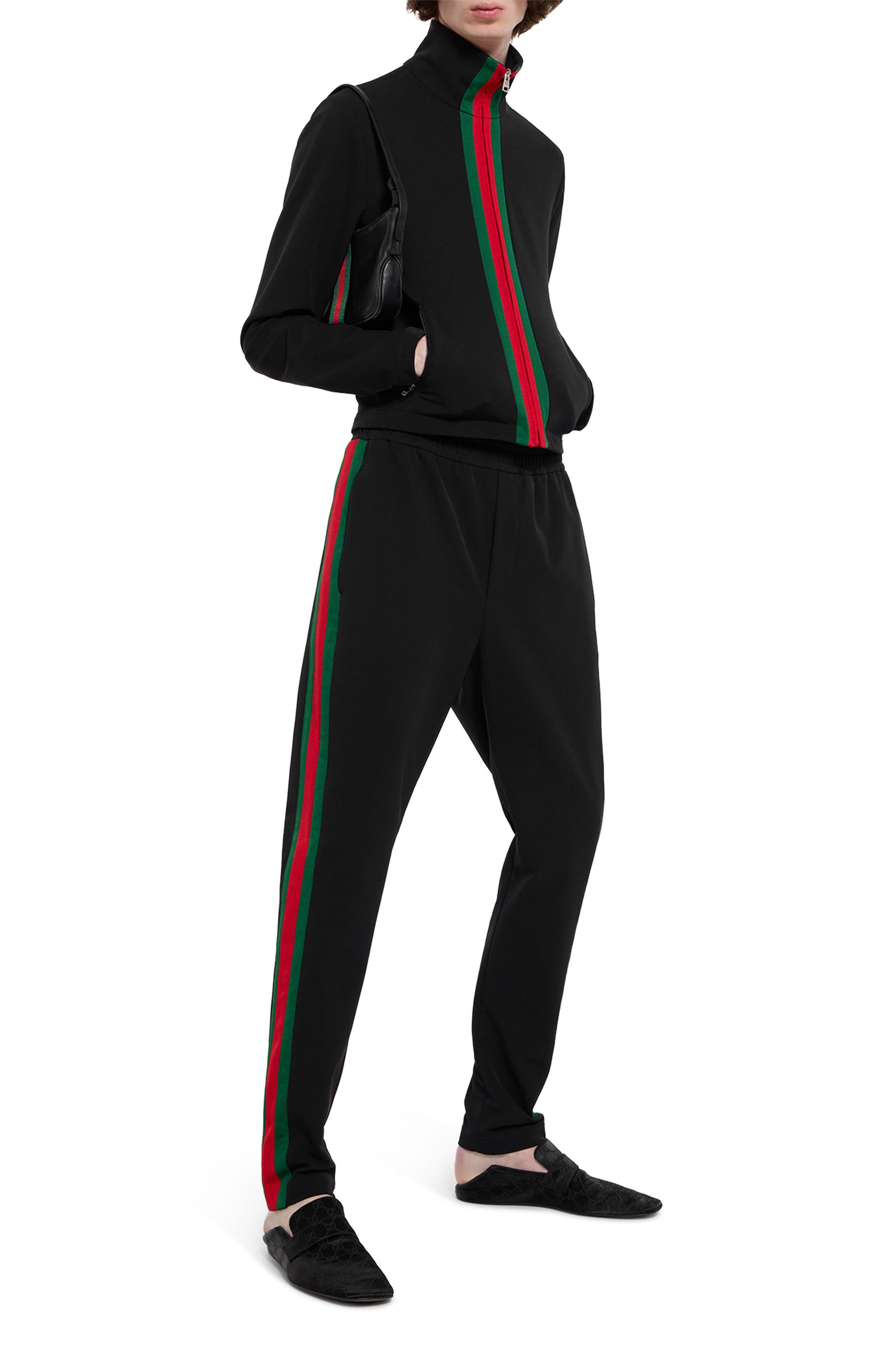 Stretch Nylon Sportswear Pants with Web