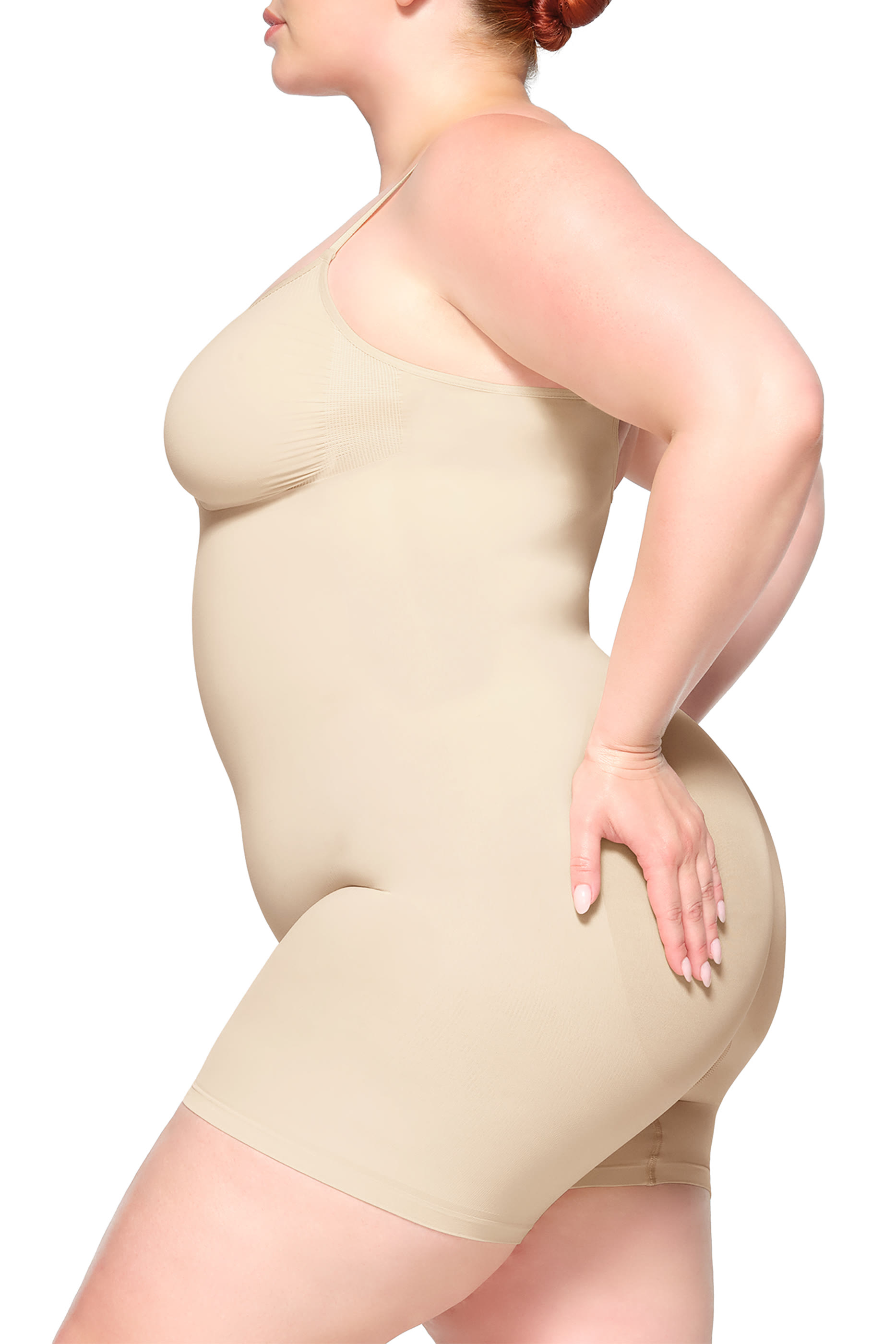  Seamless Sculpt Mid-Thigh Bodysuit 