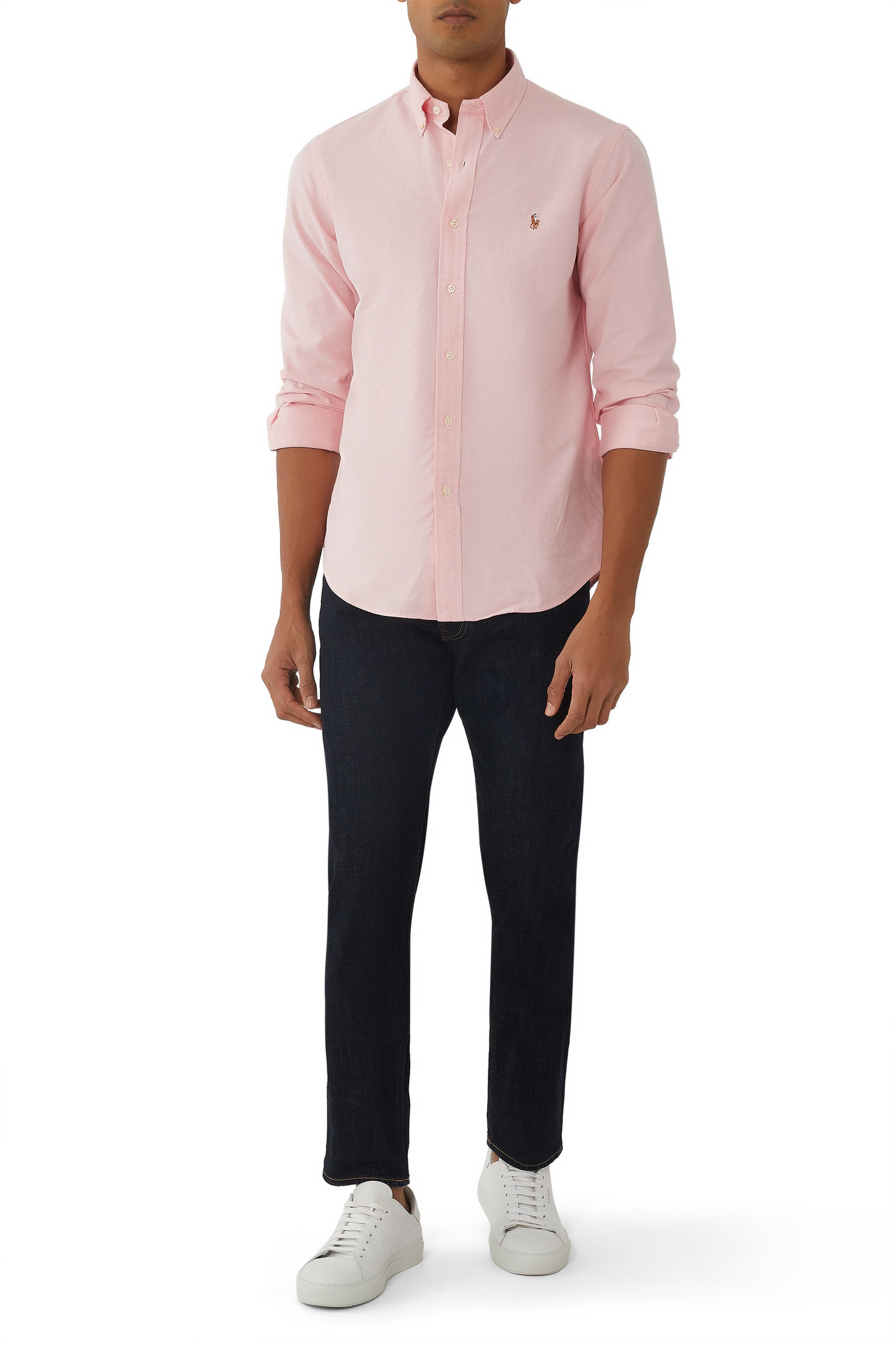 Embroidered Logo Cotton Shirt