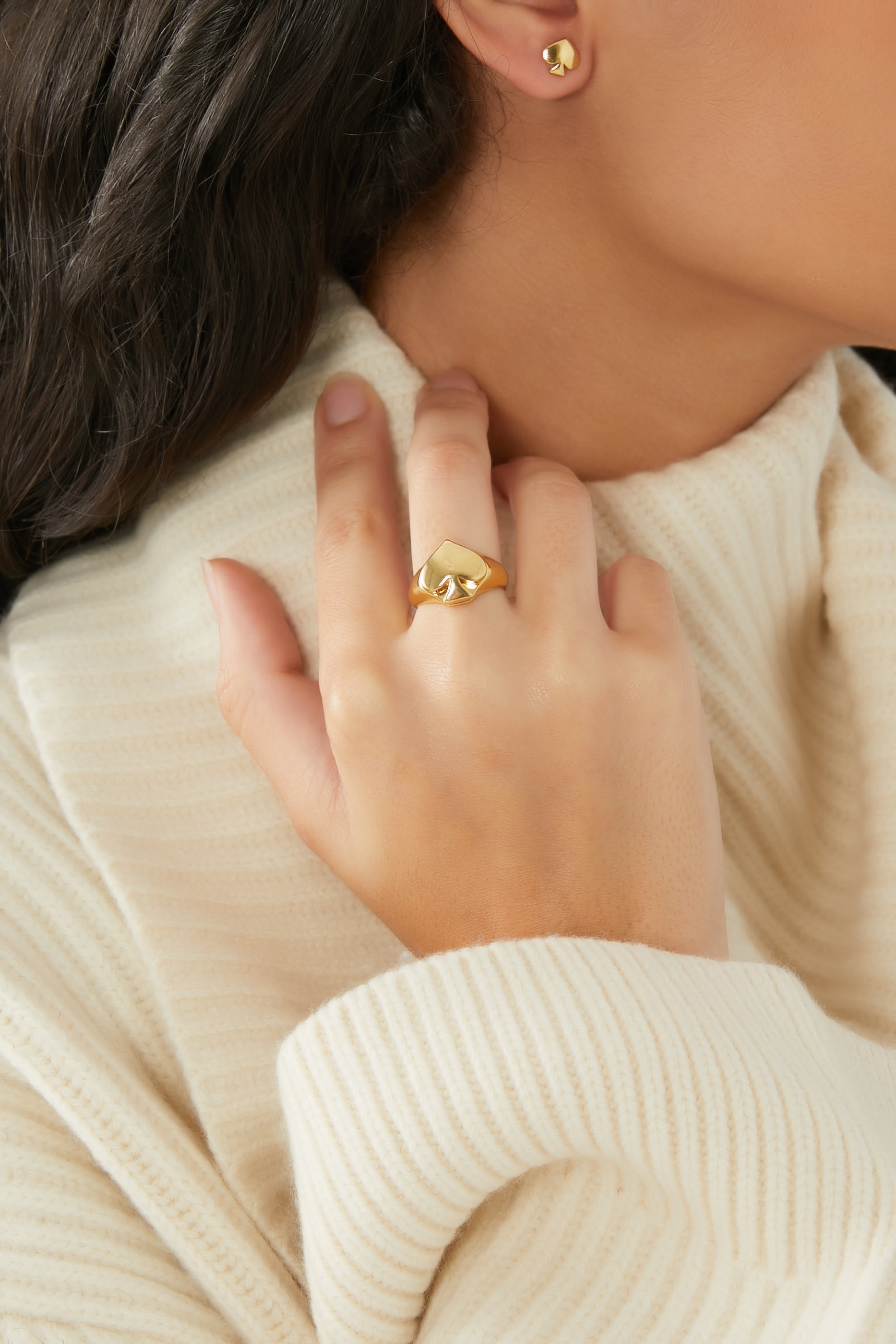 So Spade Signet Ring