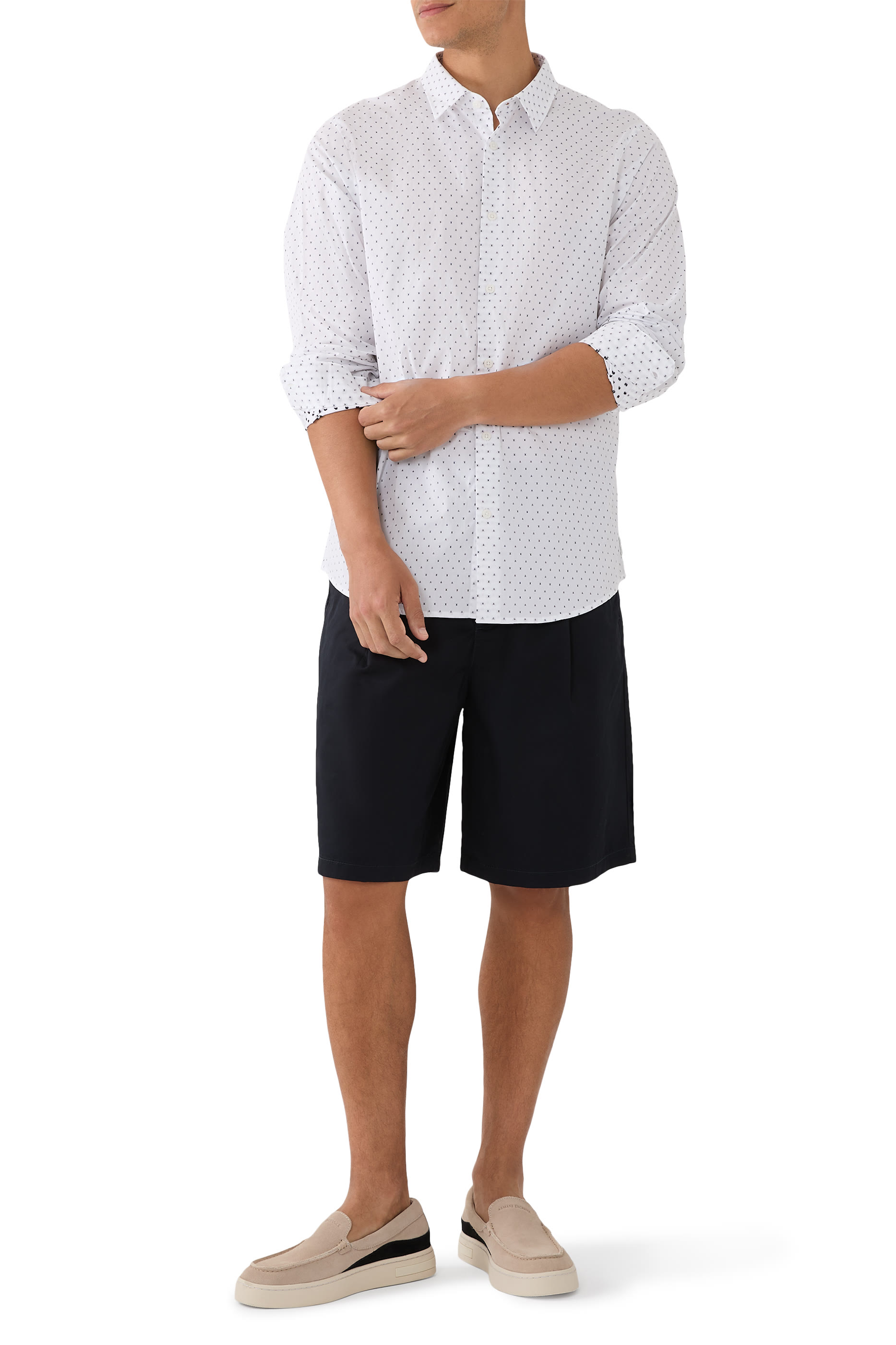 Cotton Jacquard Shirt