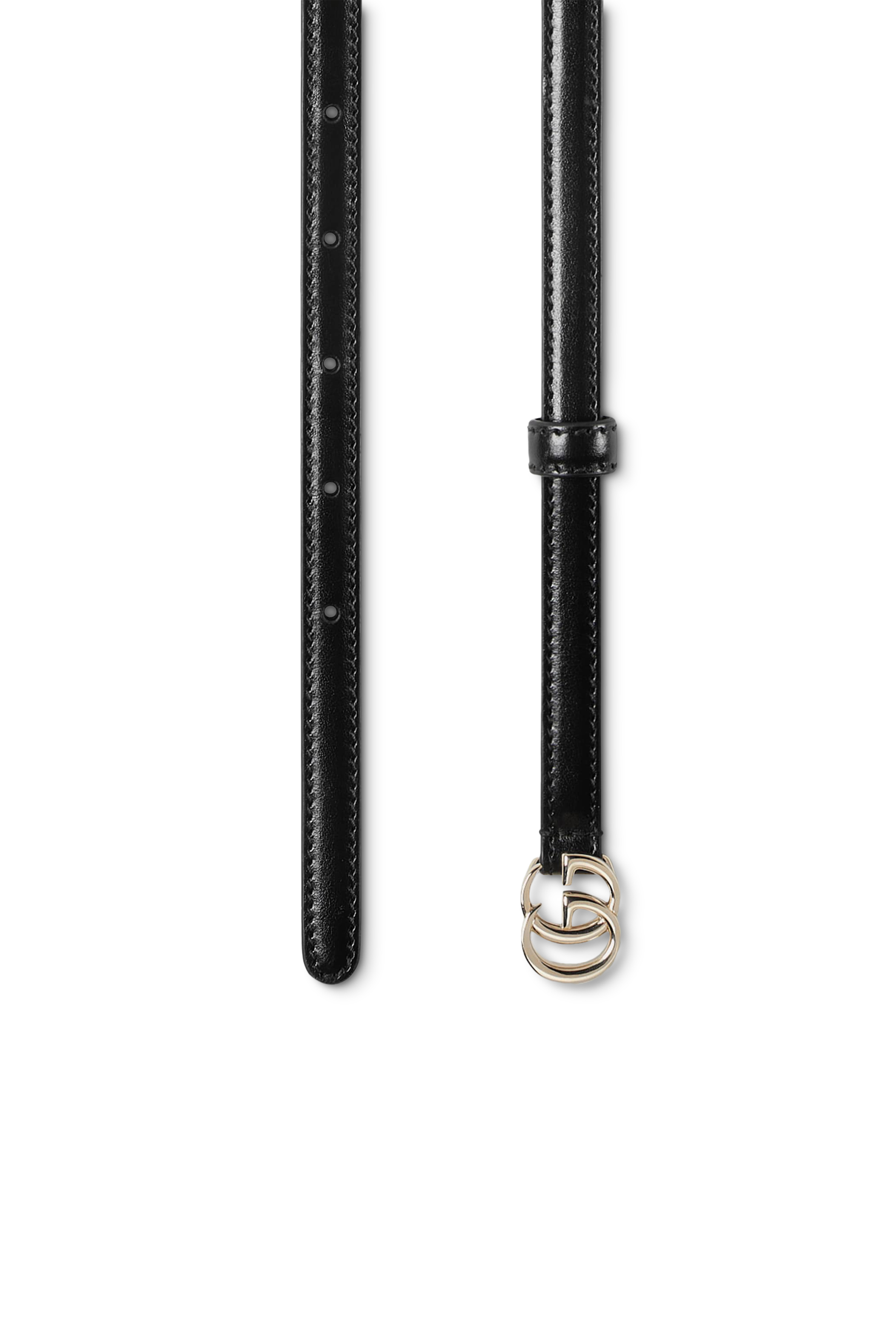 GG Marmont Thin Leather Belt