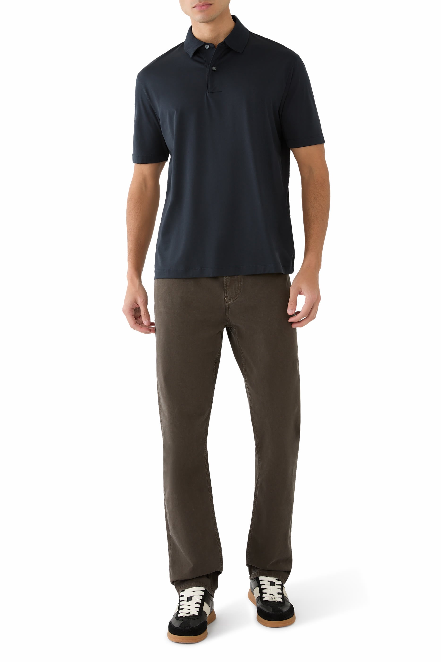 Micro Eagle Logo Polo Shirt
