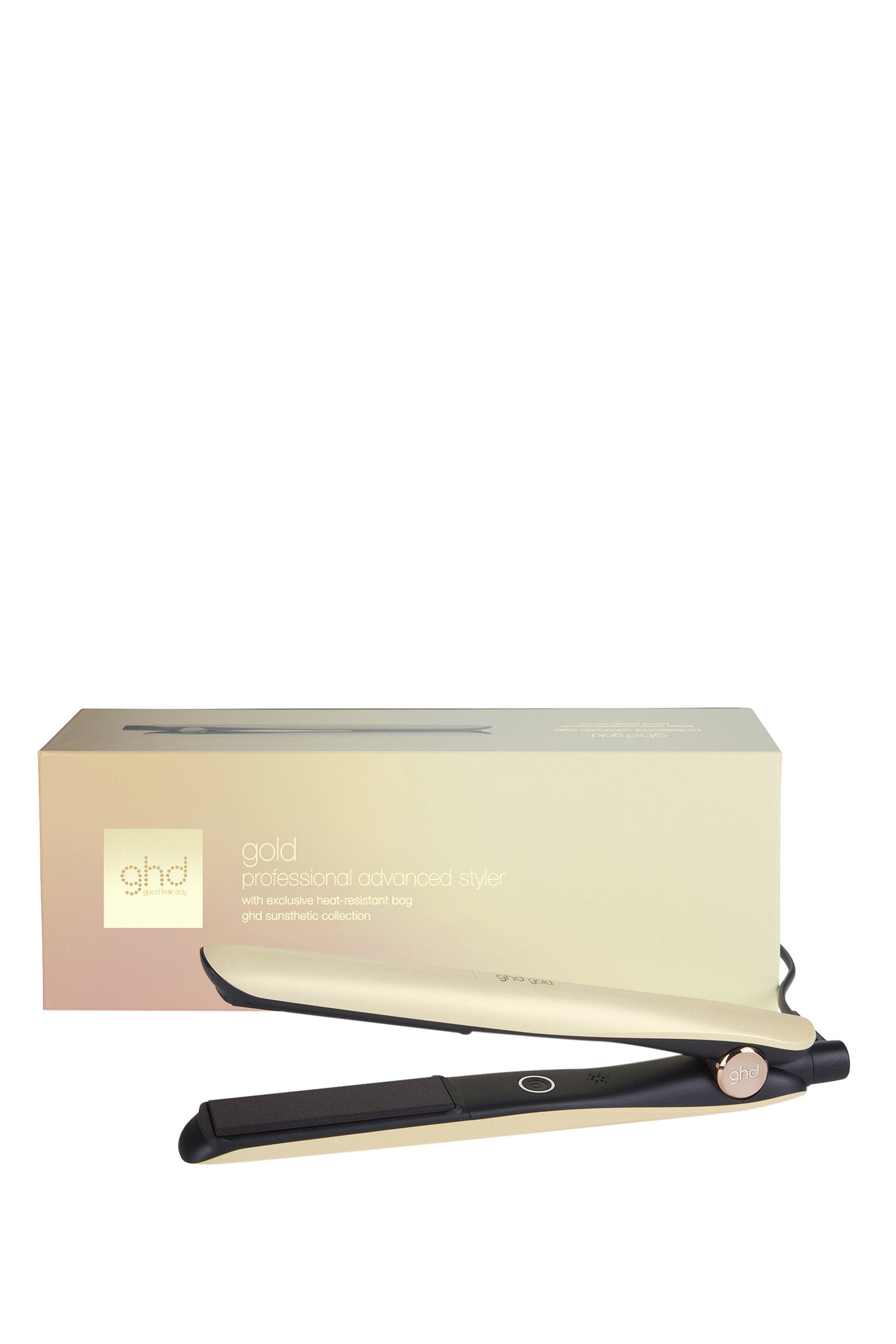 Sun-Kissed Gold Hair Straightener