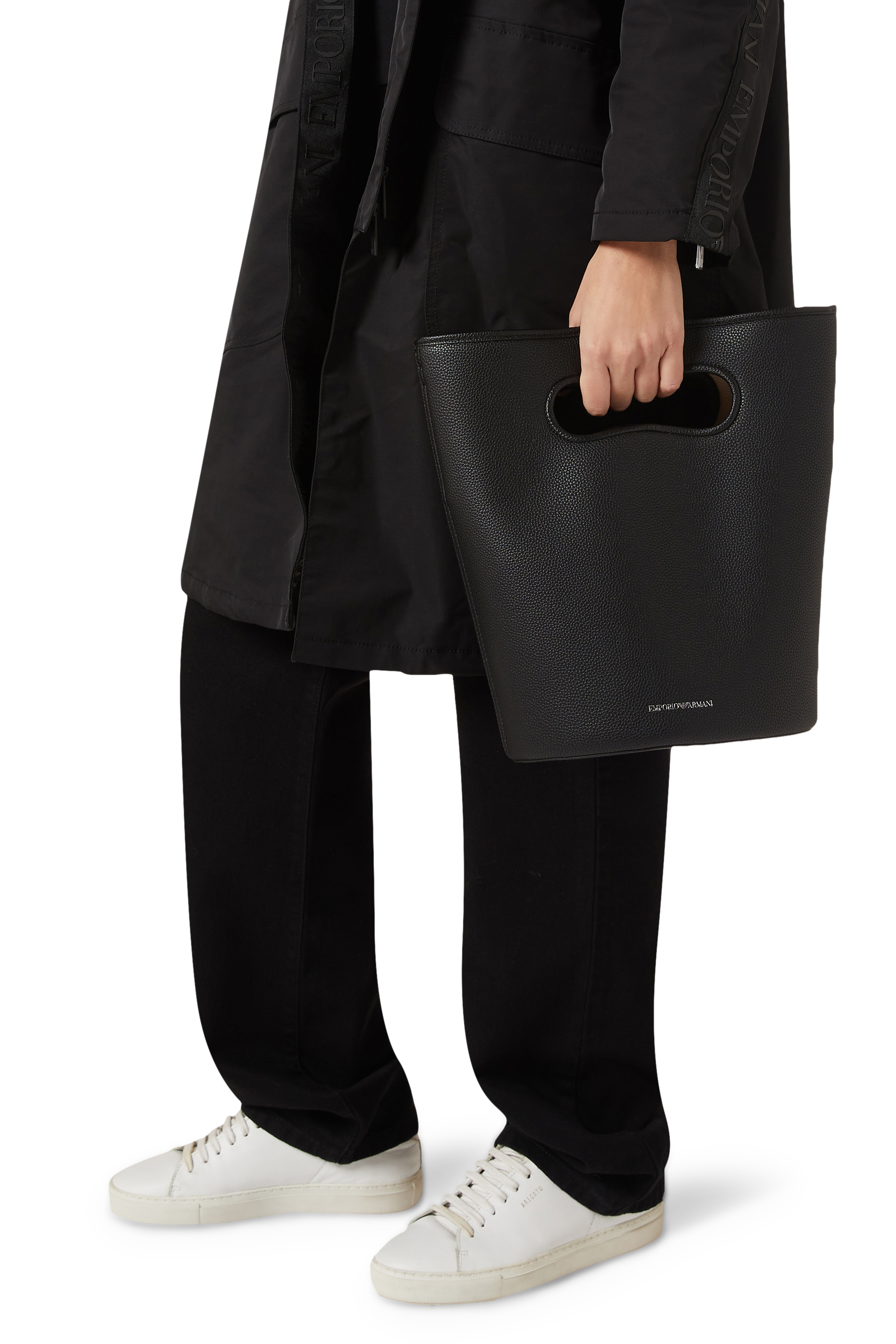 Deer-Print Bucket Bag