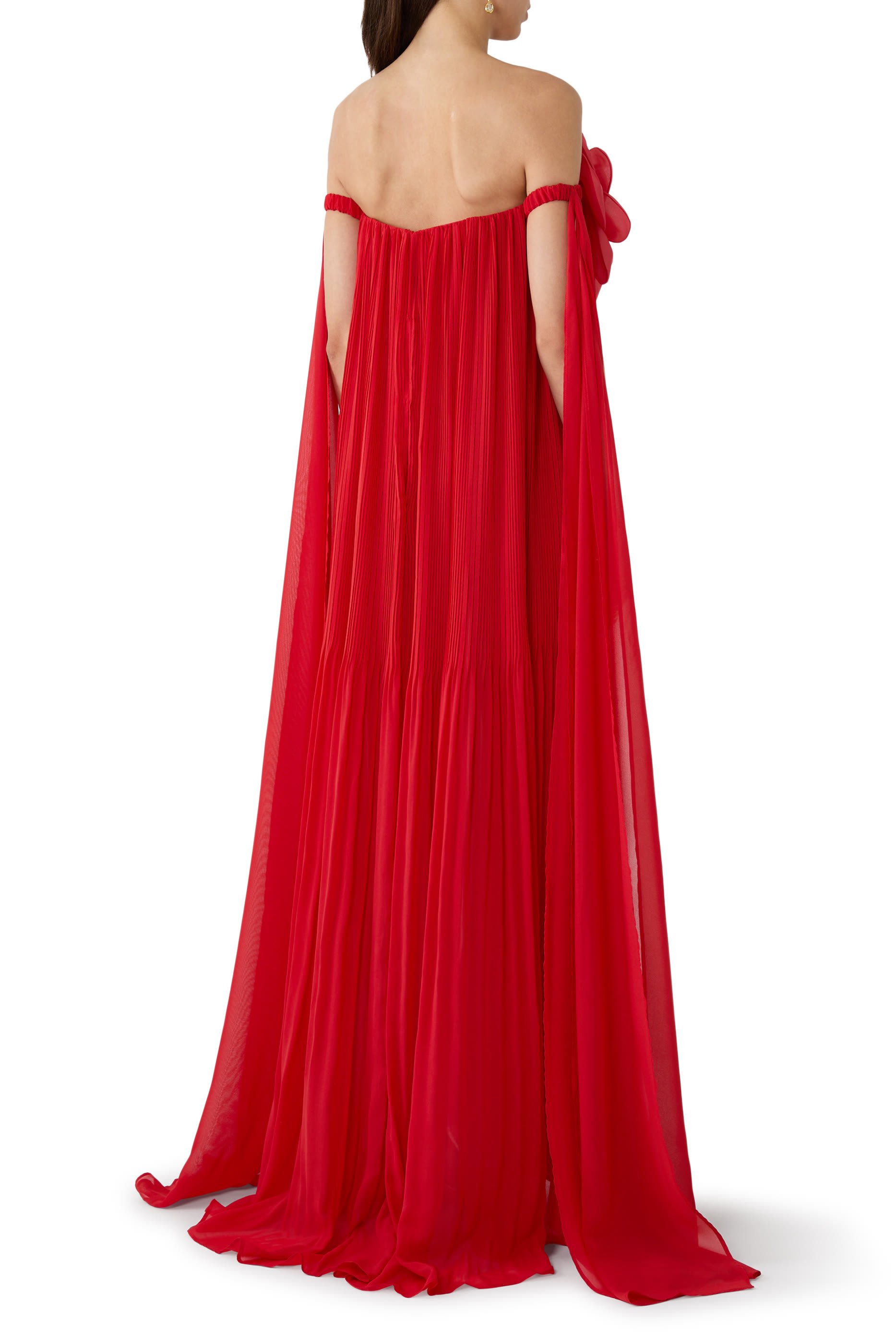 Jaclyn Draped Floor Length Dress 