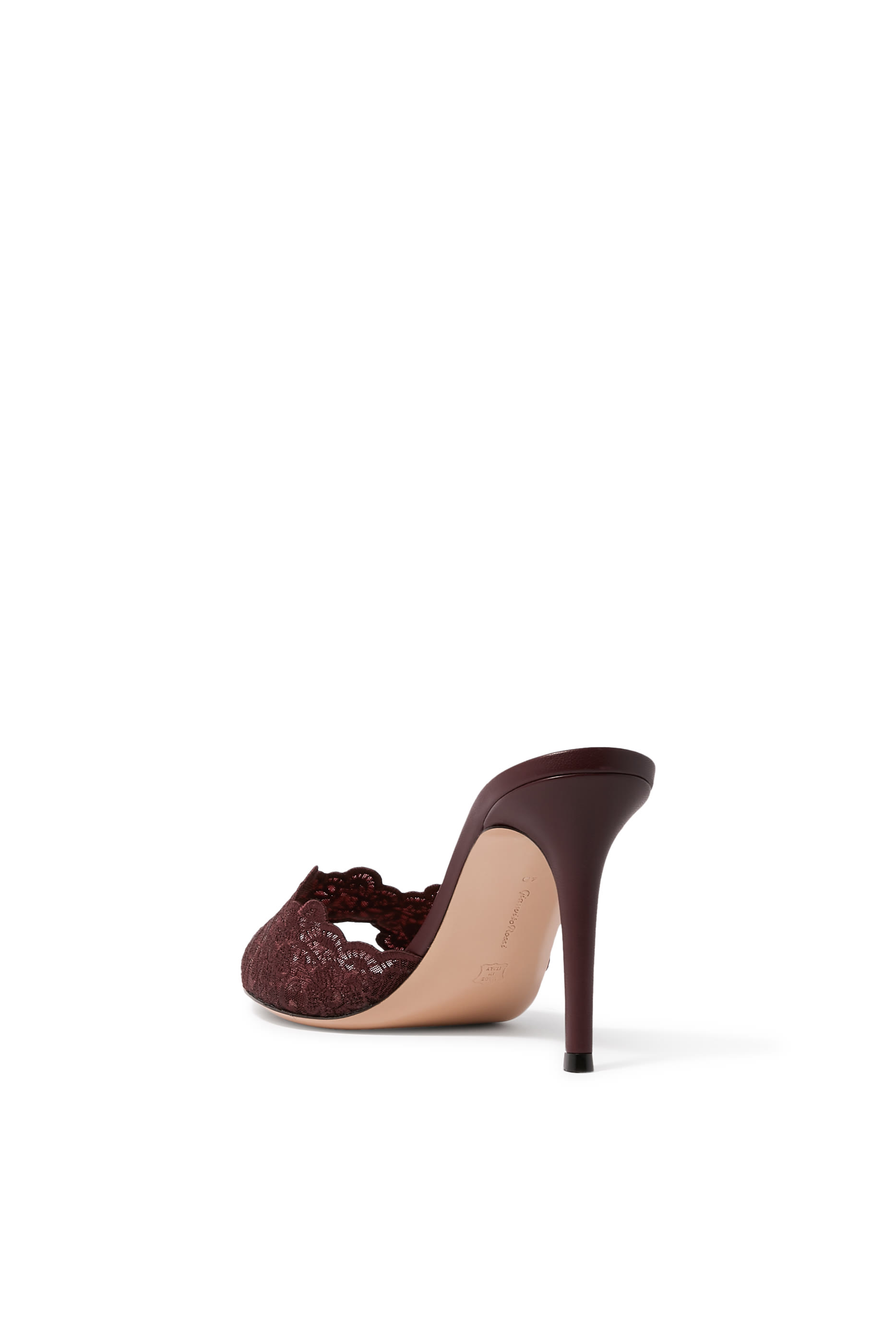 Yvonne 85 Lace Mules 