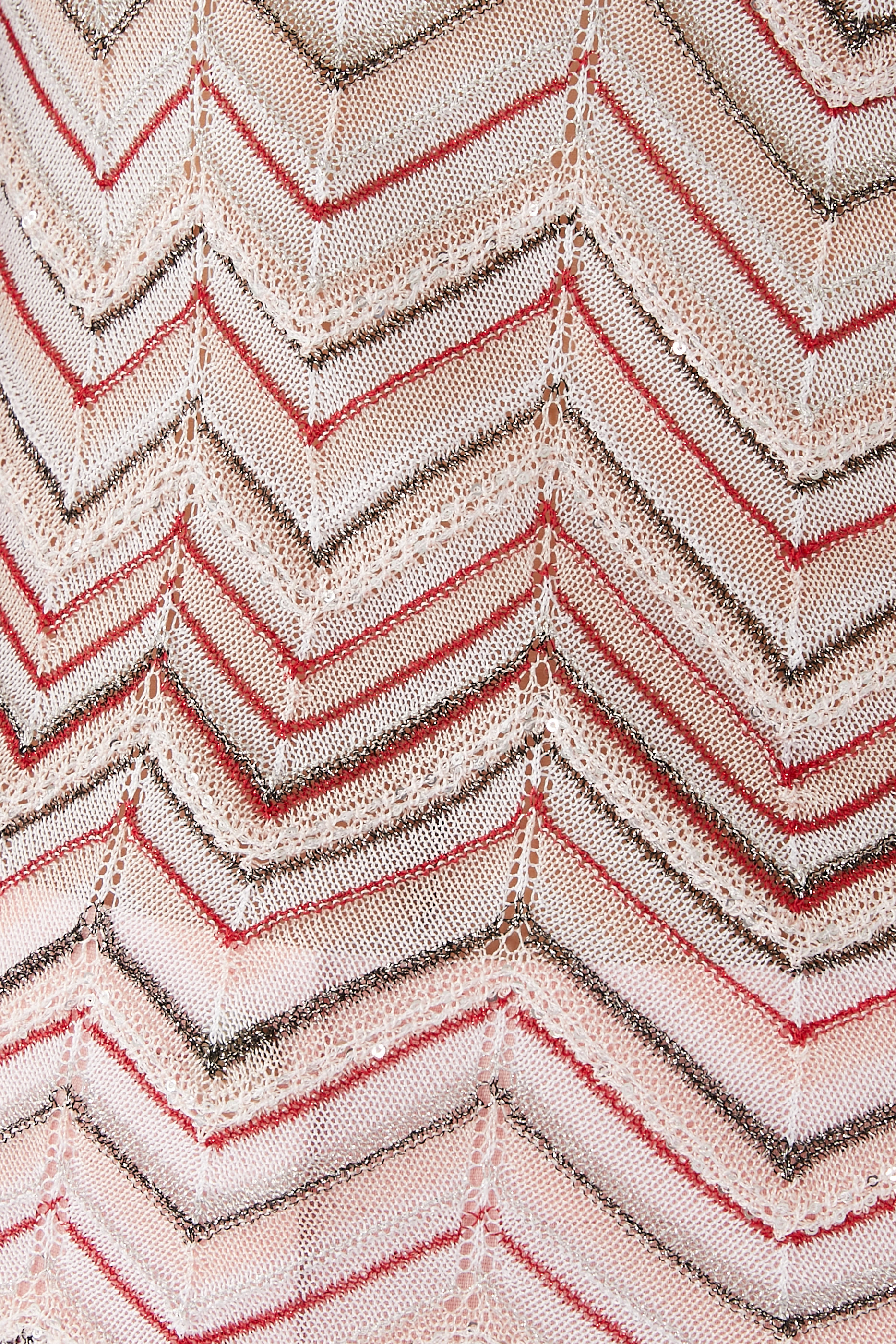 Zig Zag Crochet-Knit Tank