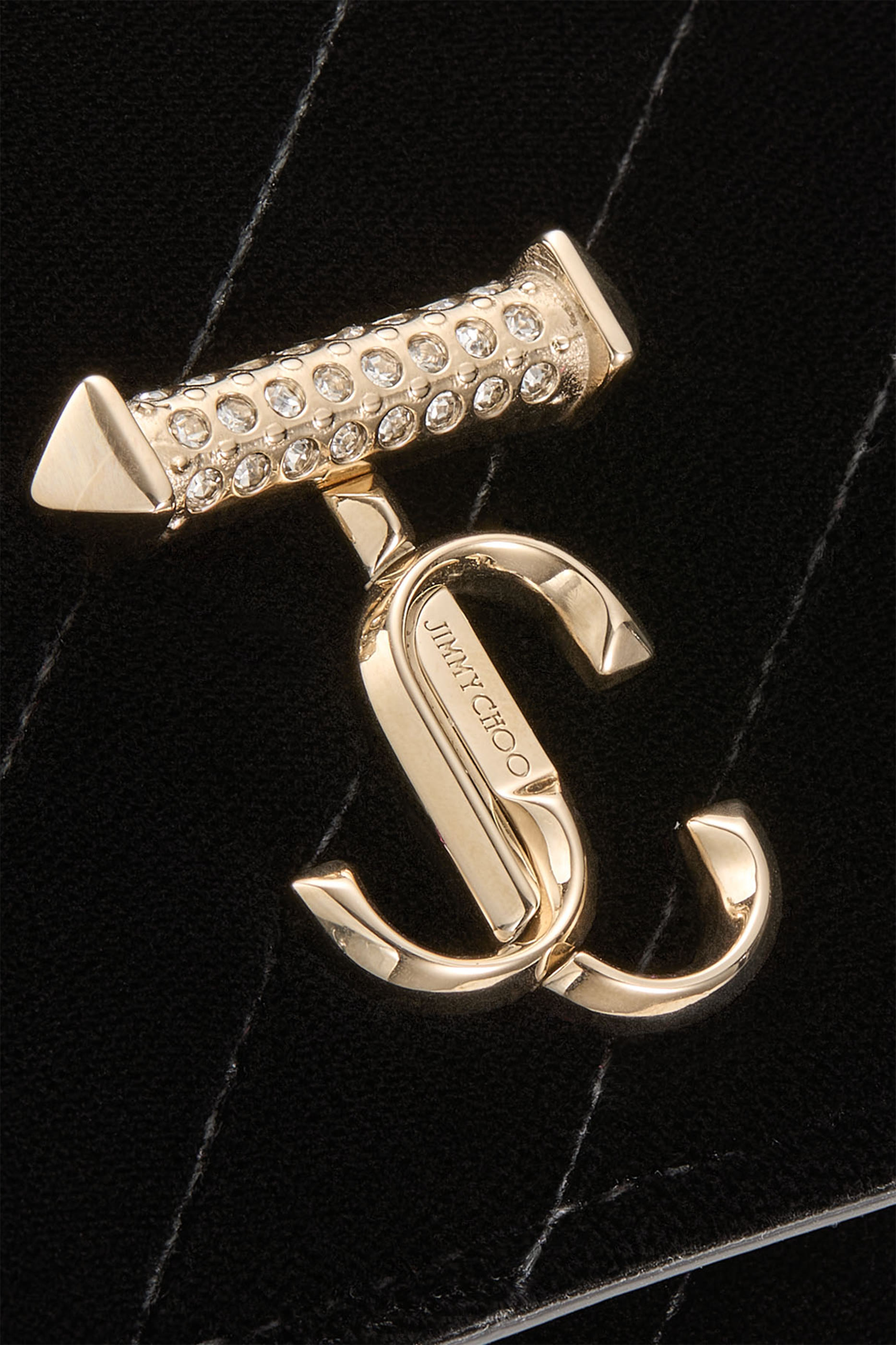 Logo Quilted Curve Wallet