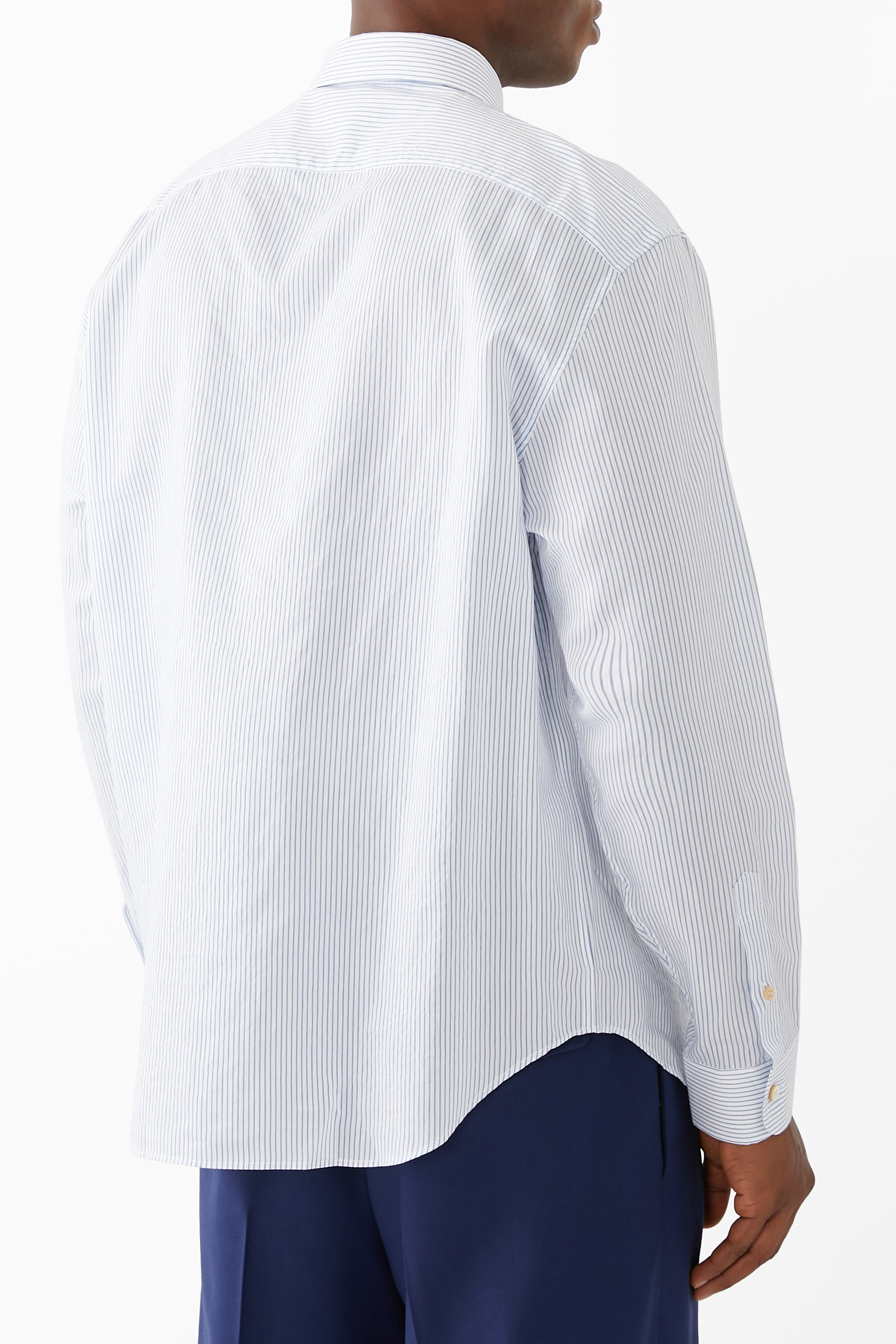 Striped Silk-Blend Shirt