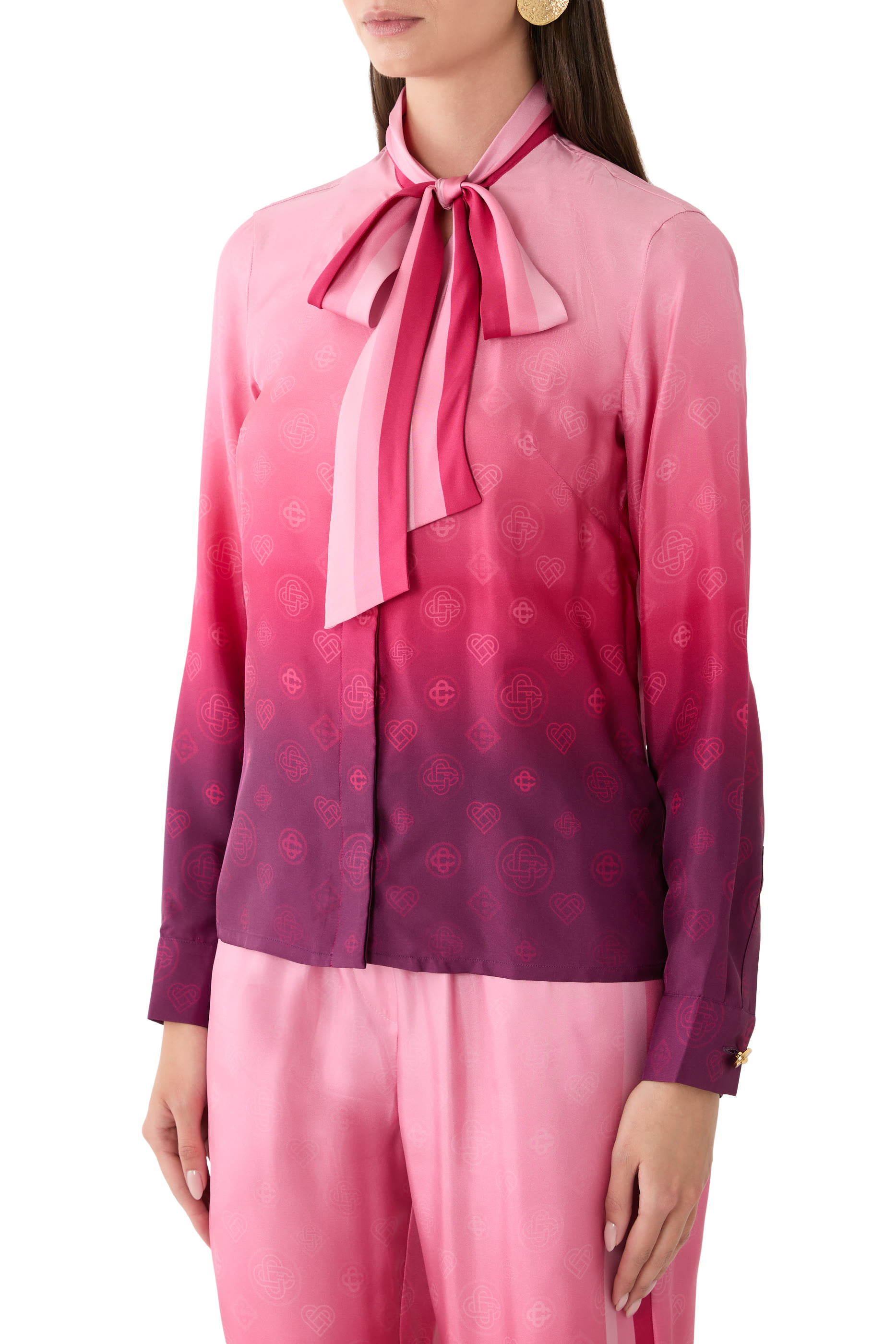 Scarf Blouse Shirt 