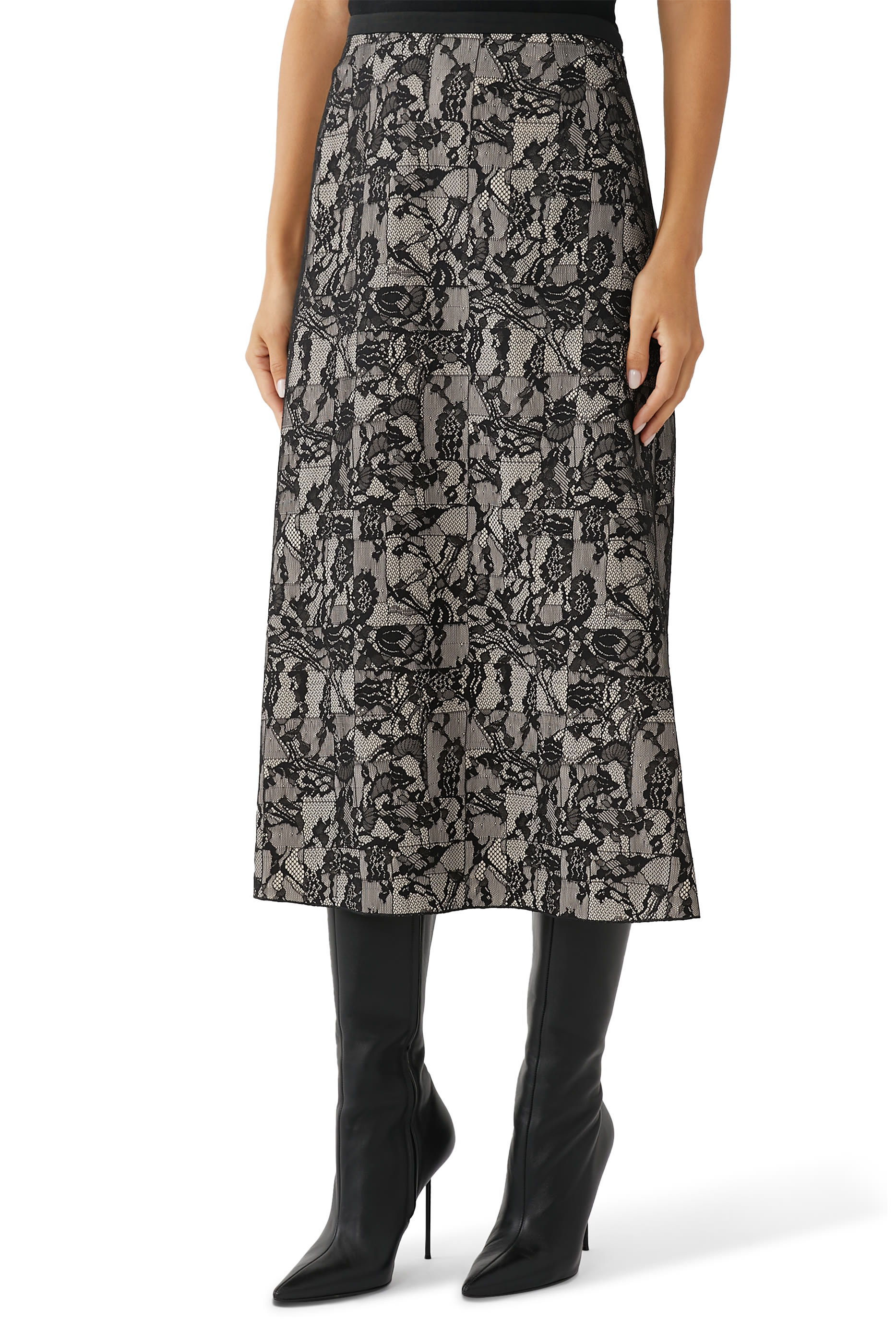 Patchwork Lace Skirt