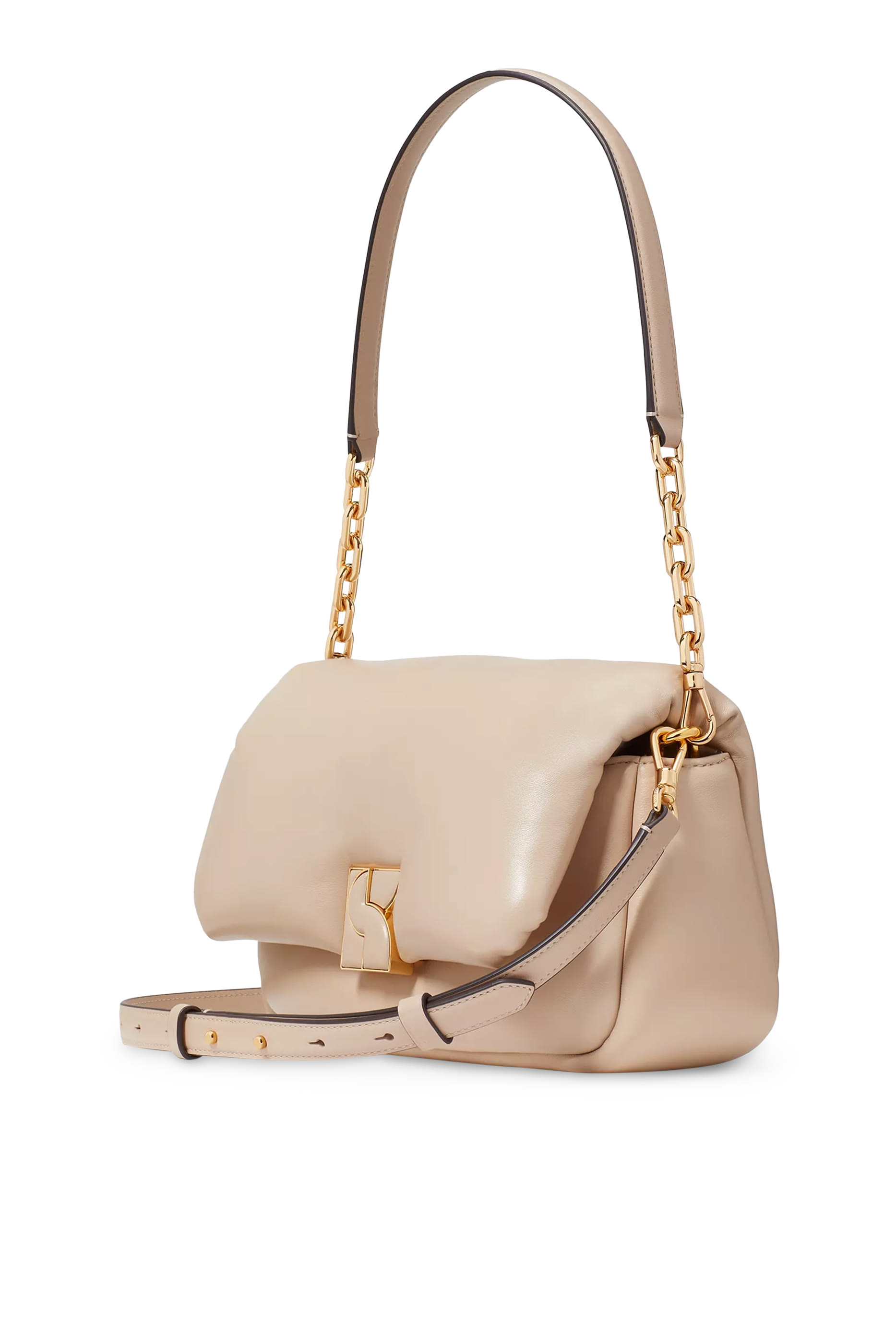 Dakota Puffy Leather Crossbody Bag