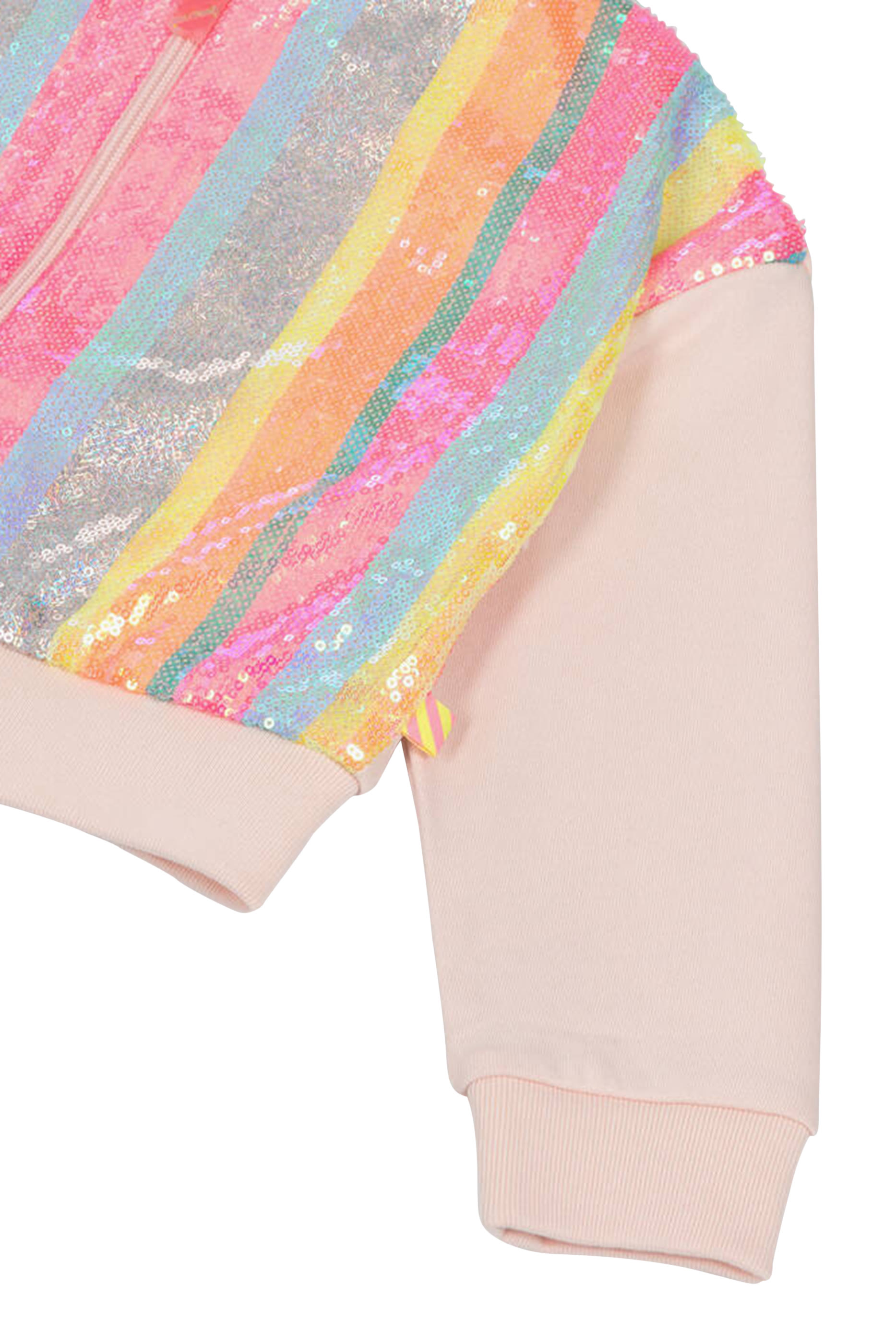 Kids  Sequins Hooded Cardigan