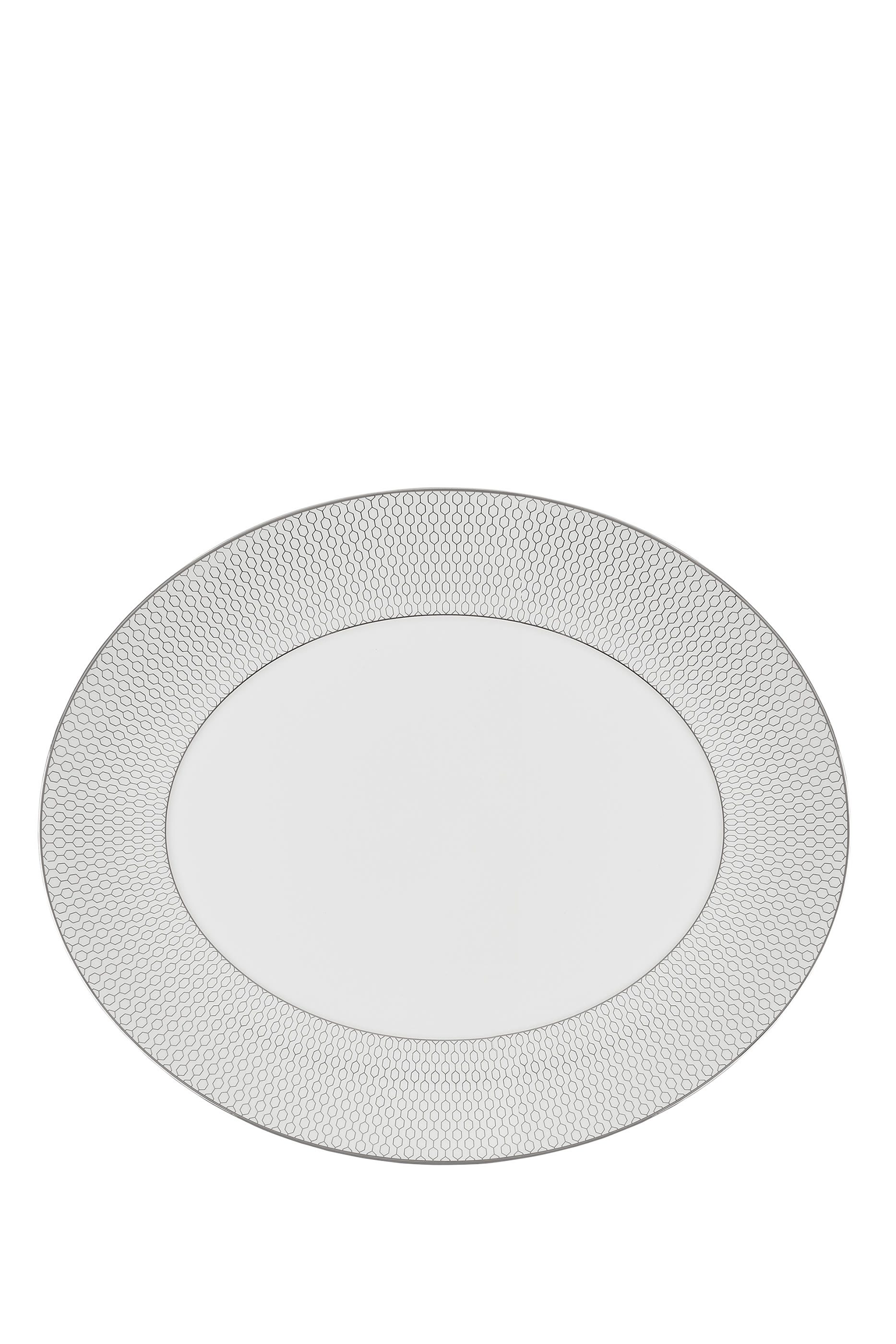 Gio Platinum Oval Platter