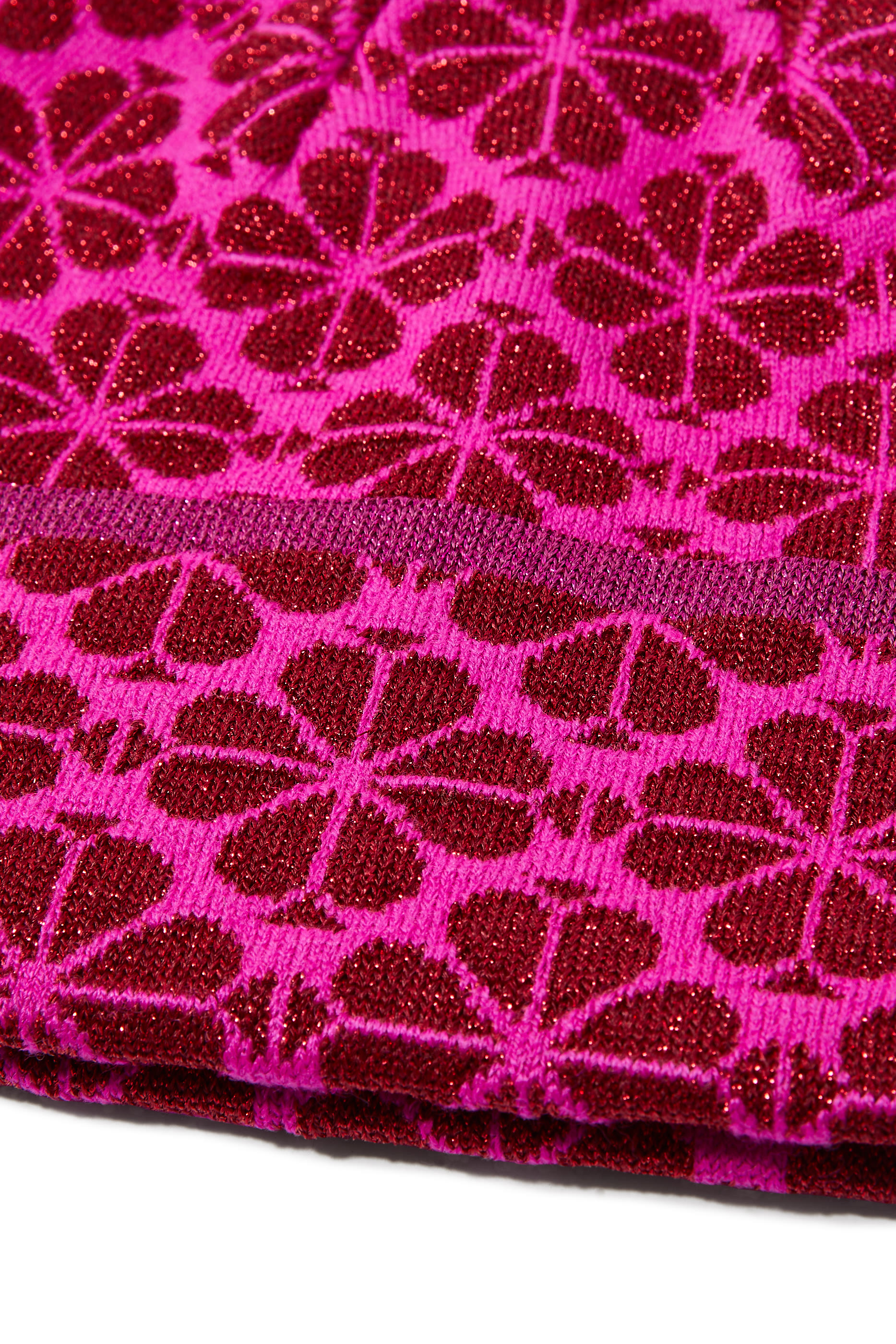 Spade Flower Metallic Beanie