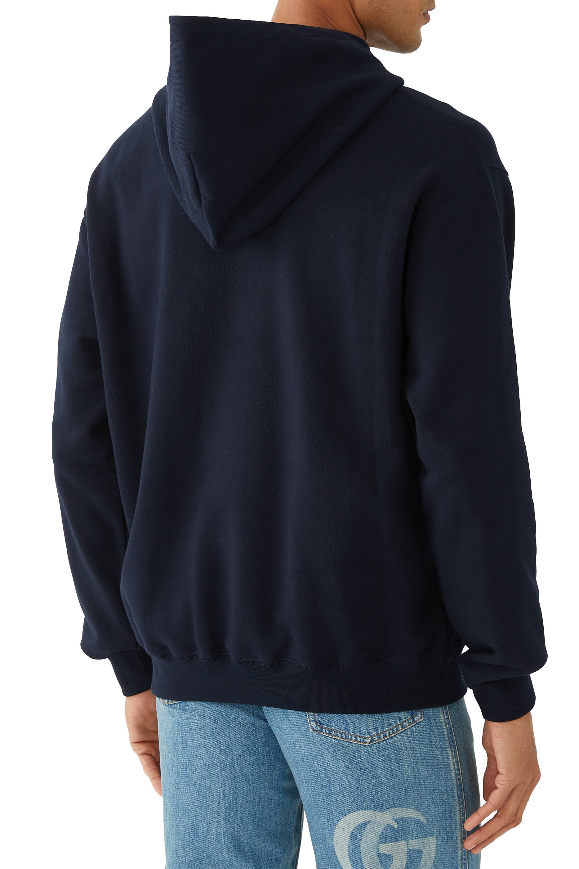 Logo Cotton Jersey Hooded Sweatshirt