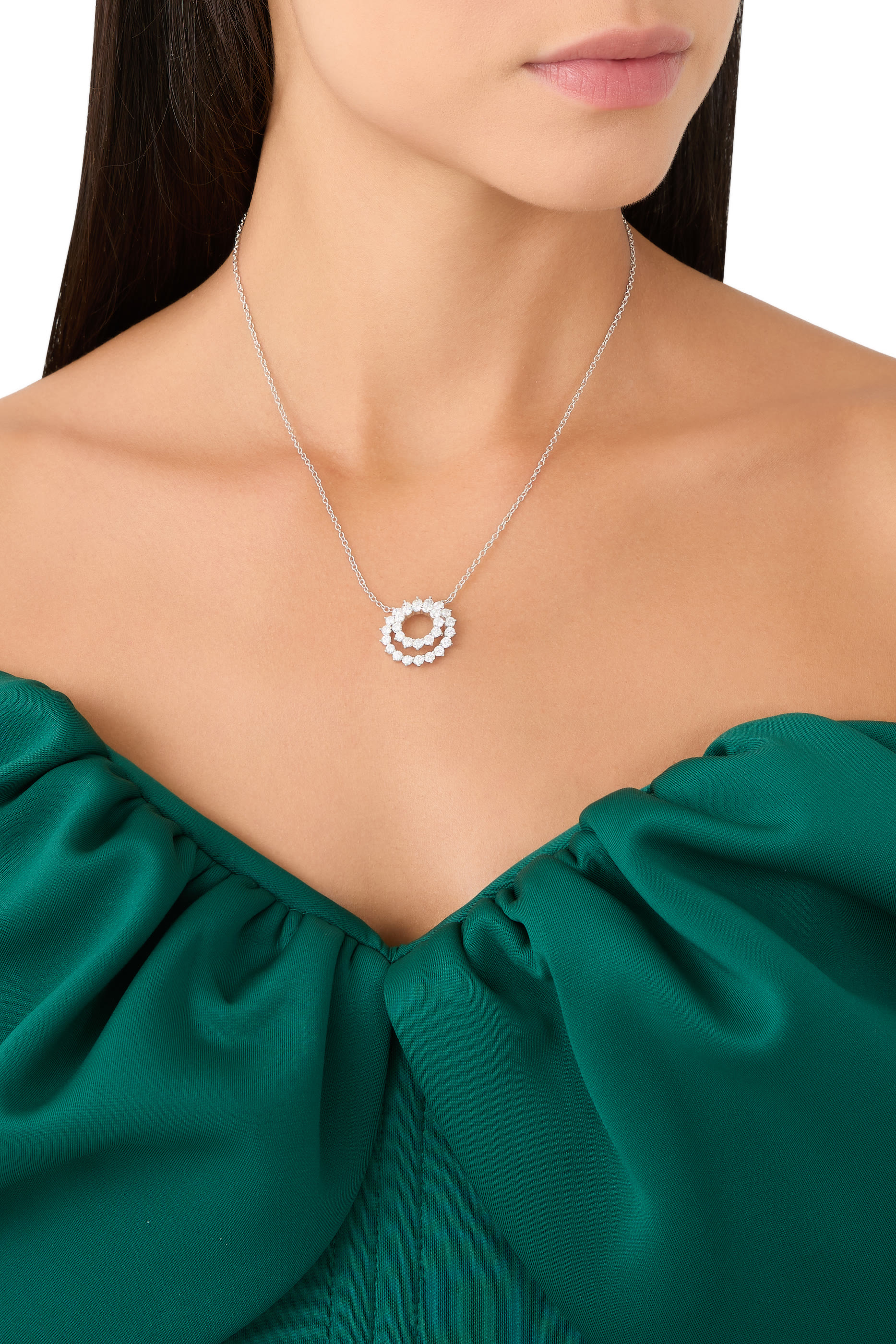 Double Spiral Necklace