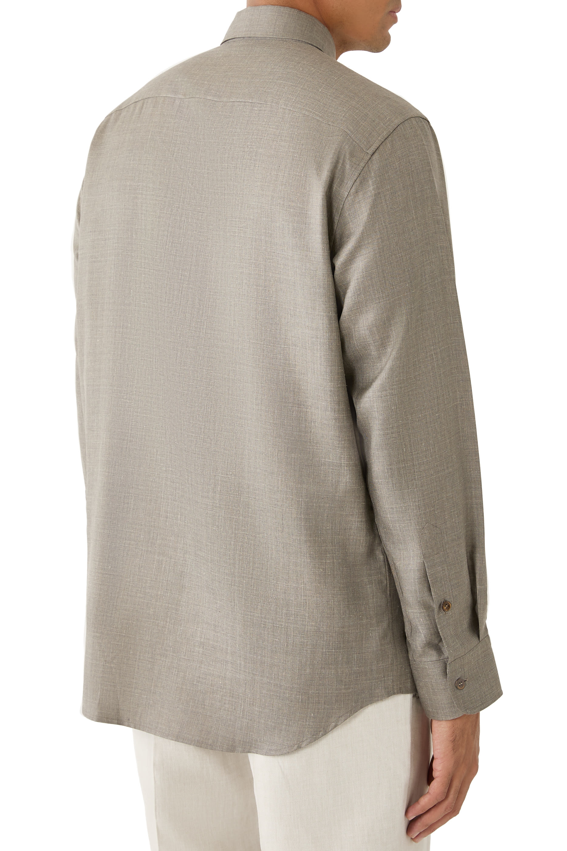 Hidden Button-Down Shirt