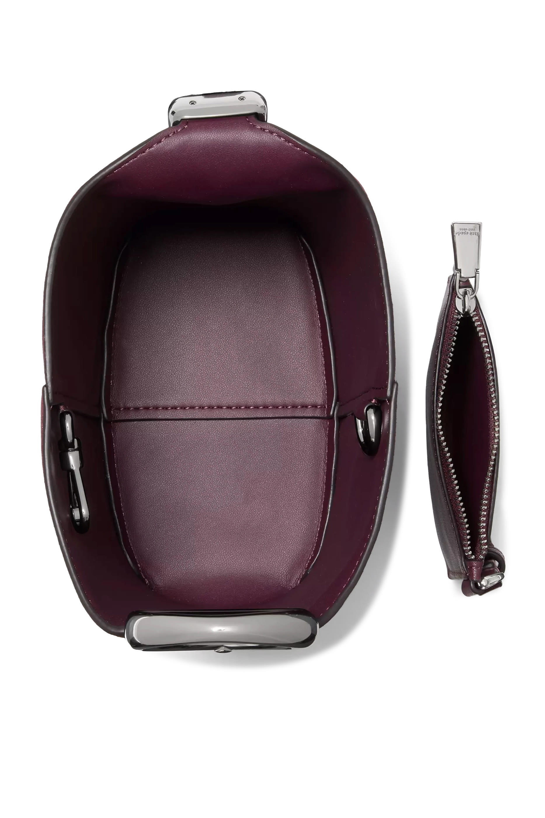 Halo Suede Mini Bucket Bag