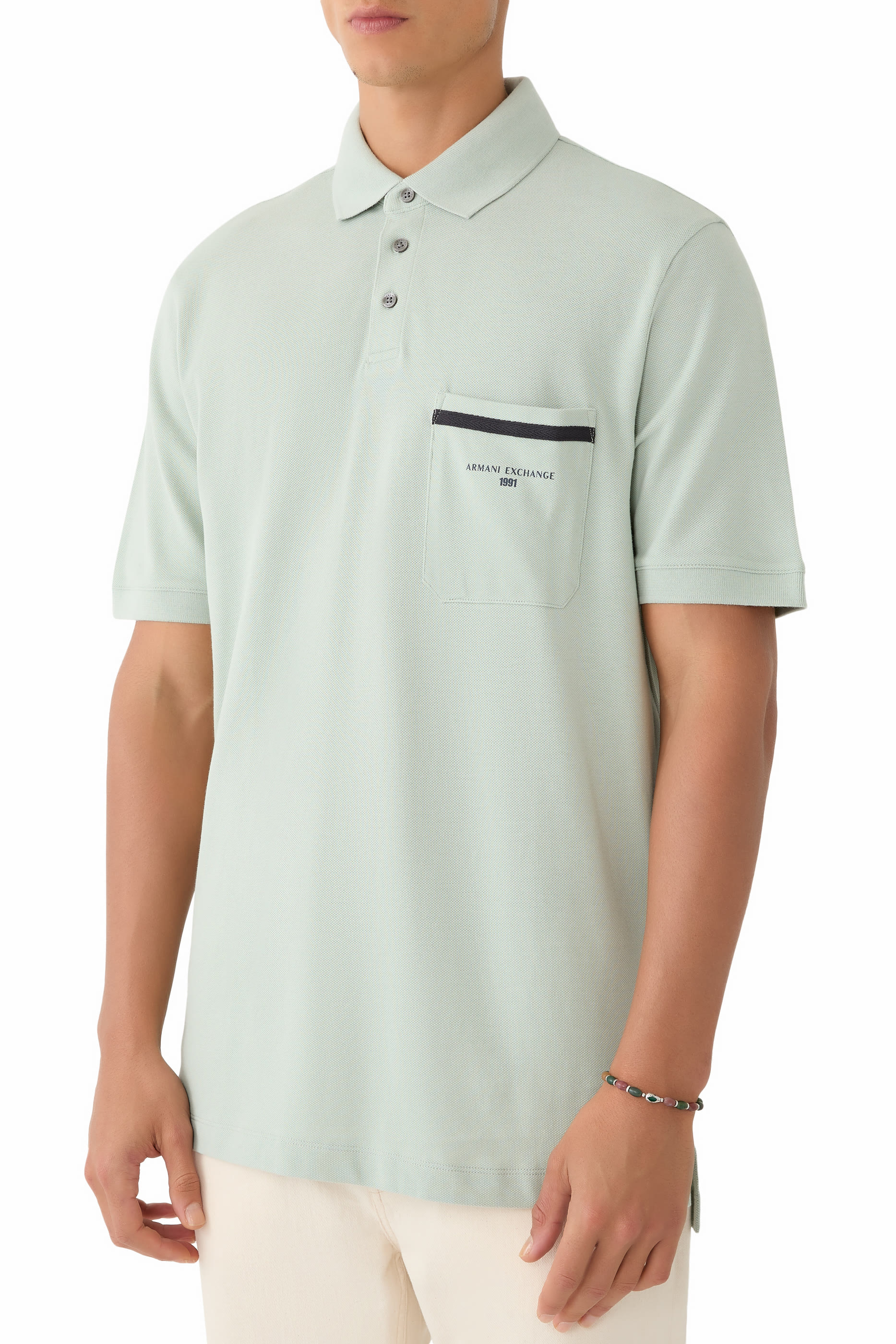 Marina Logo Side Pocket Polo Shirt